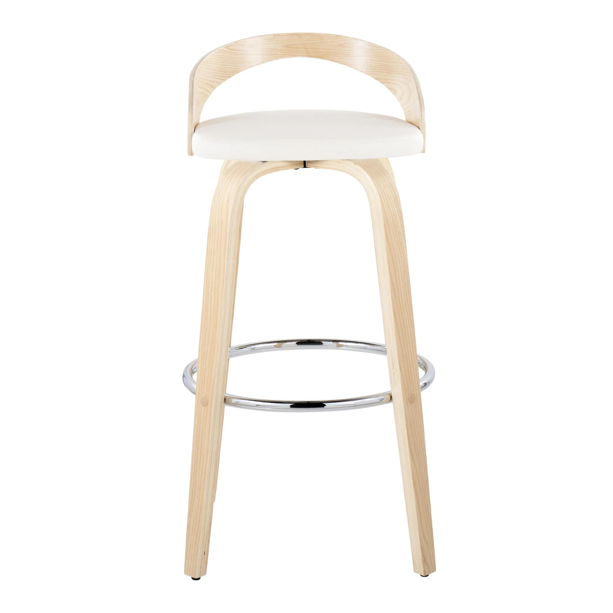 Grotto 30" Fixed-Height Barstool - Set of 2 By LumiSource - B30-GROTTOPU-GRTZR2 NANABN2 - Image 29