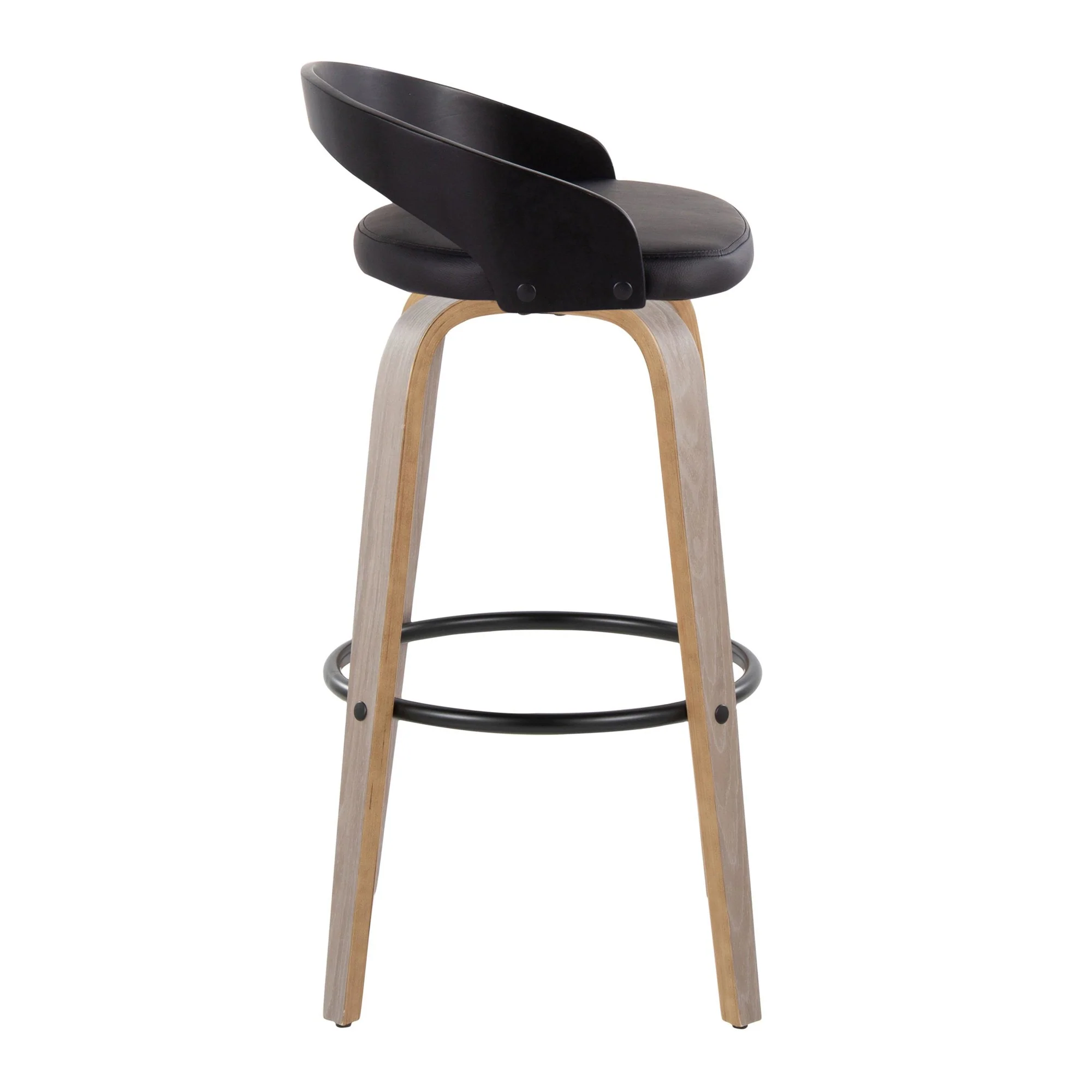 Grotto 30" Fixed-Height Barstool - Set of 2 By LumiSource - B30-GROTTOPU-GRTZR2 NANABN2 - Image 37
