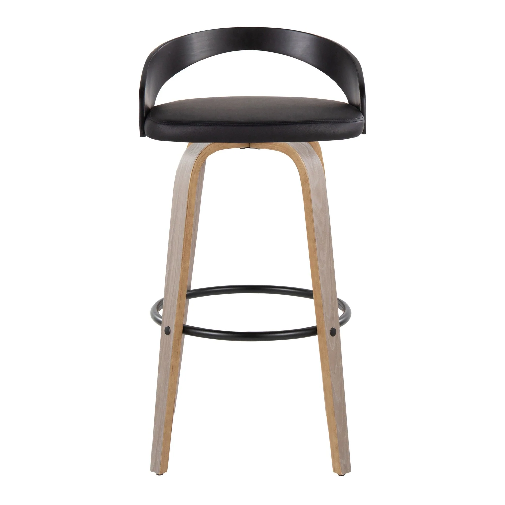 Grotto 30" Fixed-Height Barstool - Set of 2 By LumiSource - B30-GROTTOPU-GRTZR2 NANABN2 - Image 39