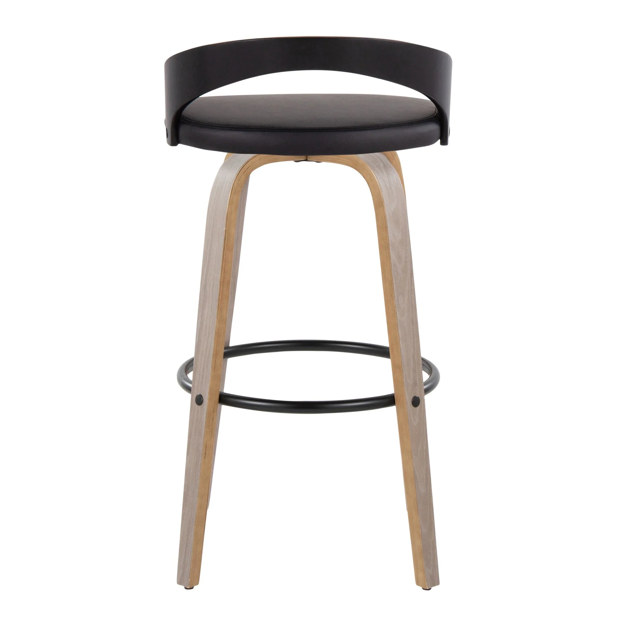 Grotto 30" Fixed-Height Barstool - Set of 2 By LumiSource - B30-GROTTOPU-GRTZR2 NANABN2 - Image 40