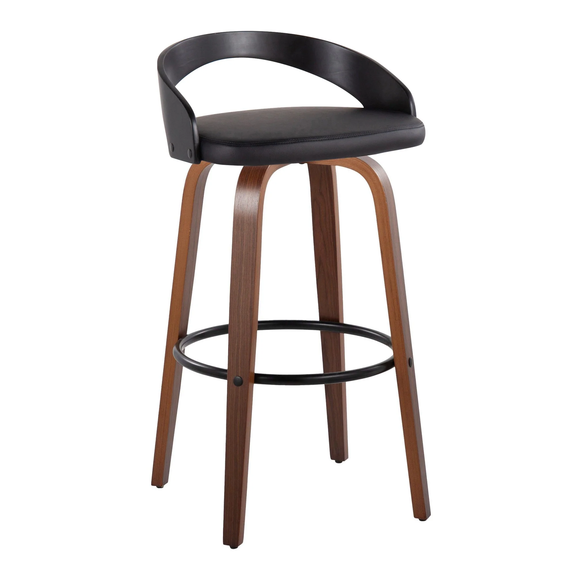 Grotto 30" Fixed-Height Barstool - Set of 2 By LumiSource - B30-GROTTOPU-GRTZR2 NANABN2 - Image 46