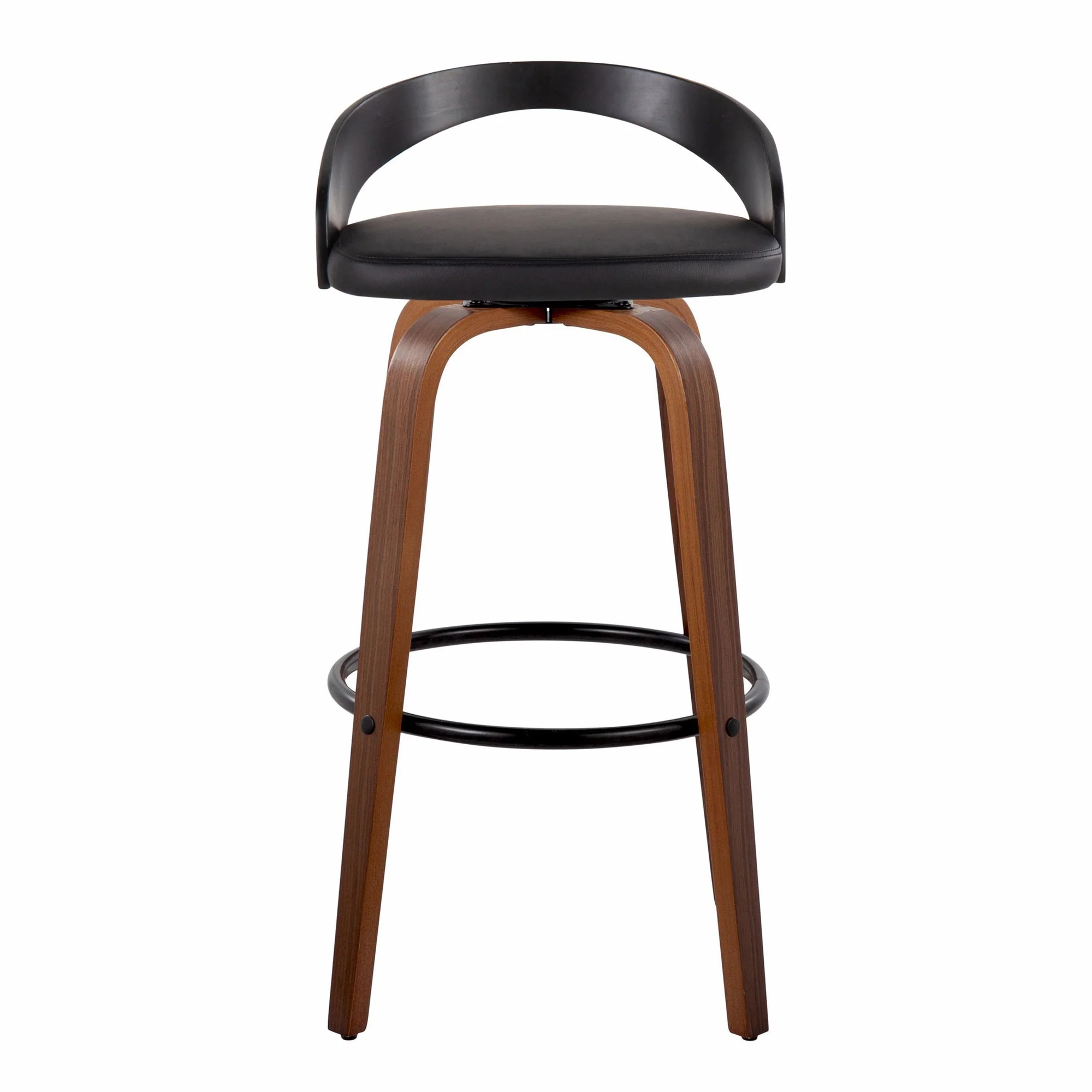 Grotto 30" Fixed-Height Barstool - Set of 2 By LumiSource - B30-GROTTOPU-GRTZR2 NANABN2 - Image 49