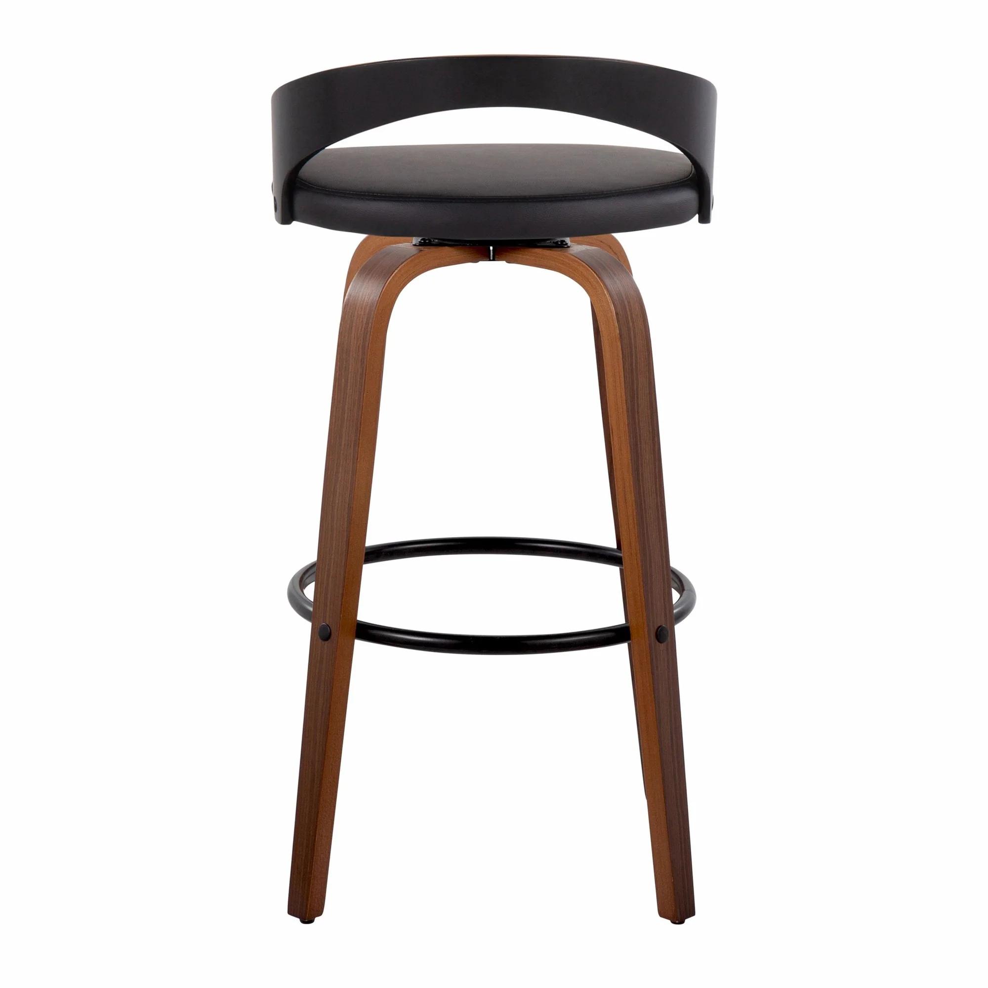 Grotto 30" Fixed-Height Barstool - Set of 2 By LumiSource - B30-GROTTOPU-GRTZR2 NANABN2 - Image 50