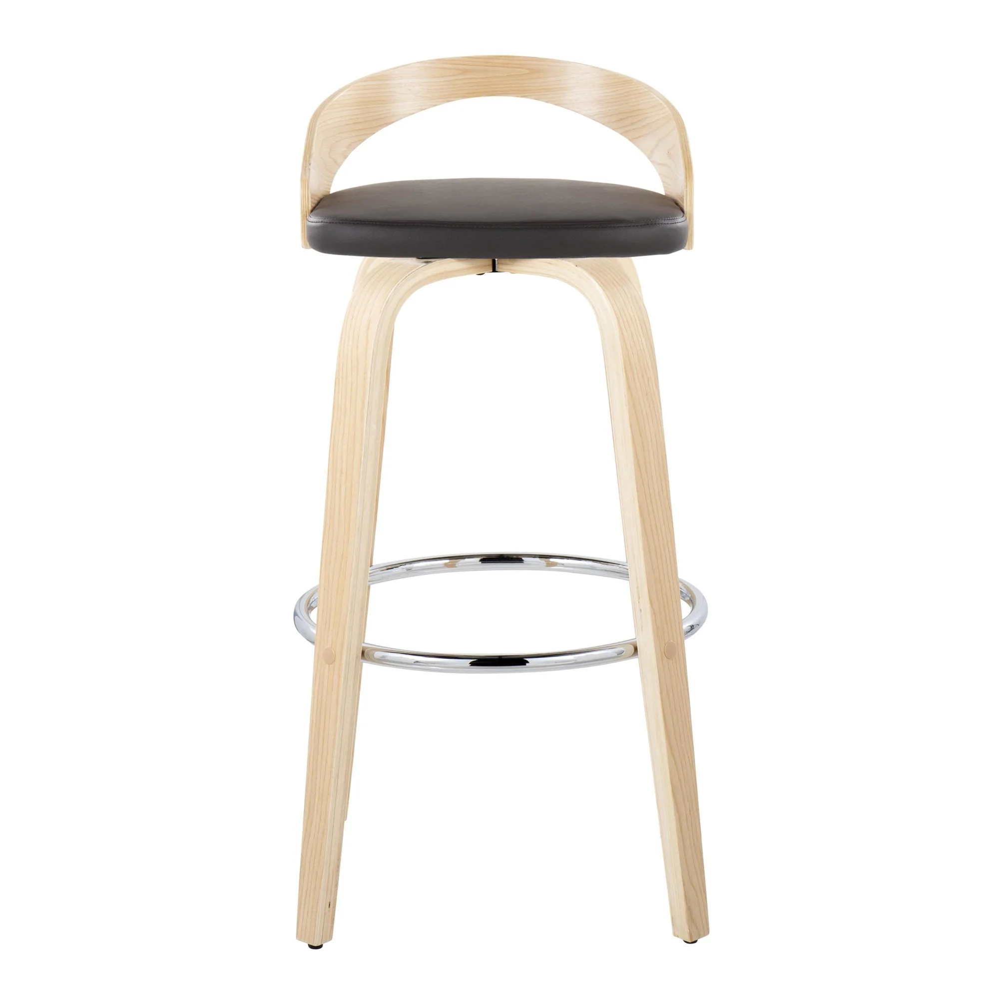 Grotto 30" Fixed-Height Barstool - Set of 2 By LumiSource - B30-GROTTOPU-GRTZR2 NANABN2 - Image 9