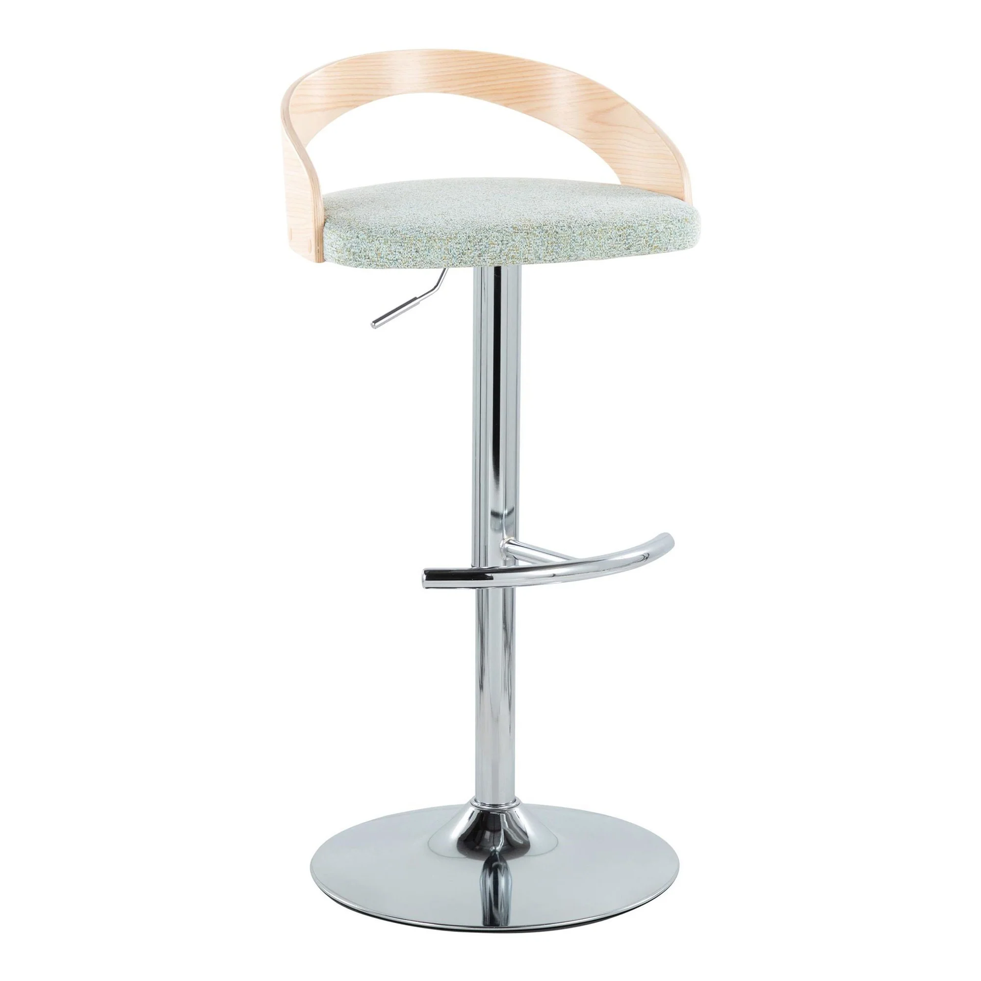 Grotto Adjustable Barstool - Set of 2 By LumiSource - BS-GROTTOFB-RT2 CHRNALGN2 - Image 6