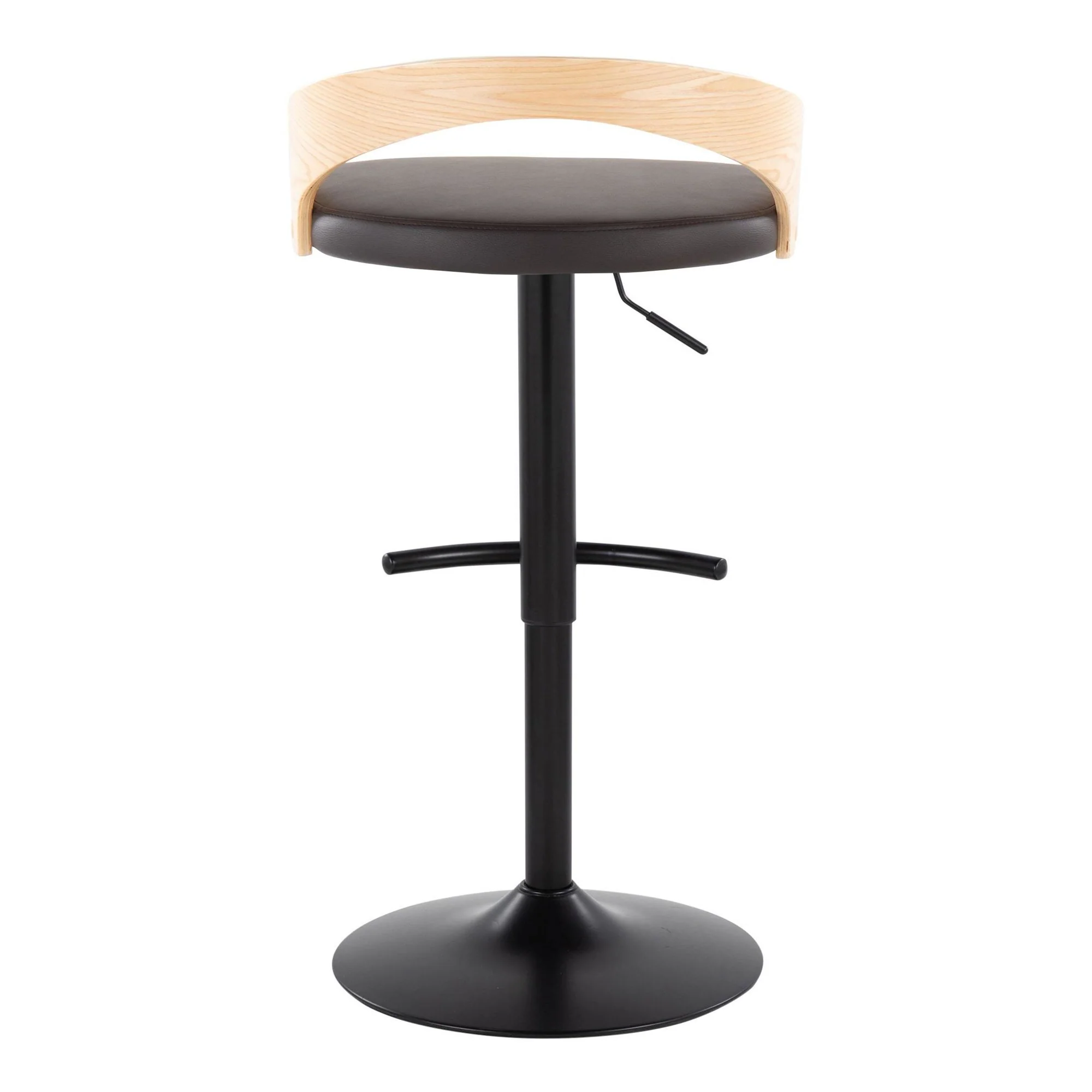 Grotto Adjustable Barstool - Set of 2 By LumiSource - BS-GROTTOPU-RT2 BKNABN2 - Image 10