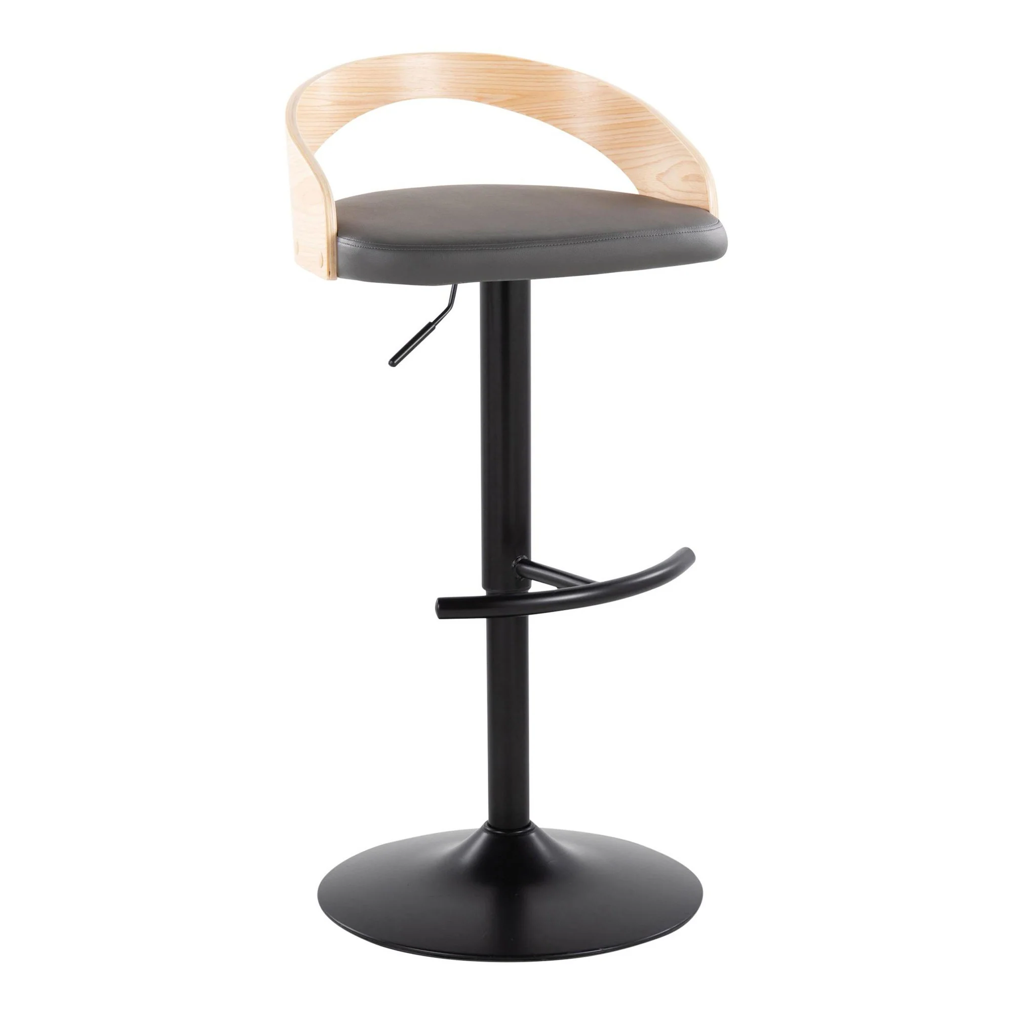 Grotto Adjustable Barstool - Set of 2 By LumiSource - BS-GROTTOPU-RT2 BKNABN2 - Image 16