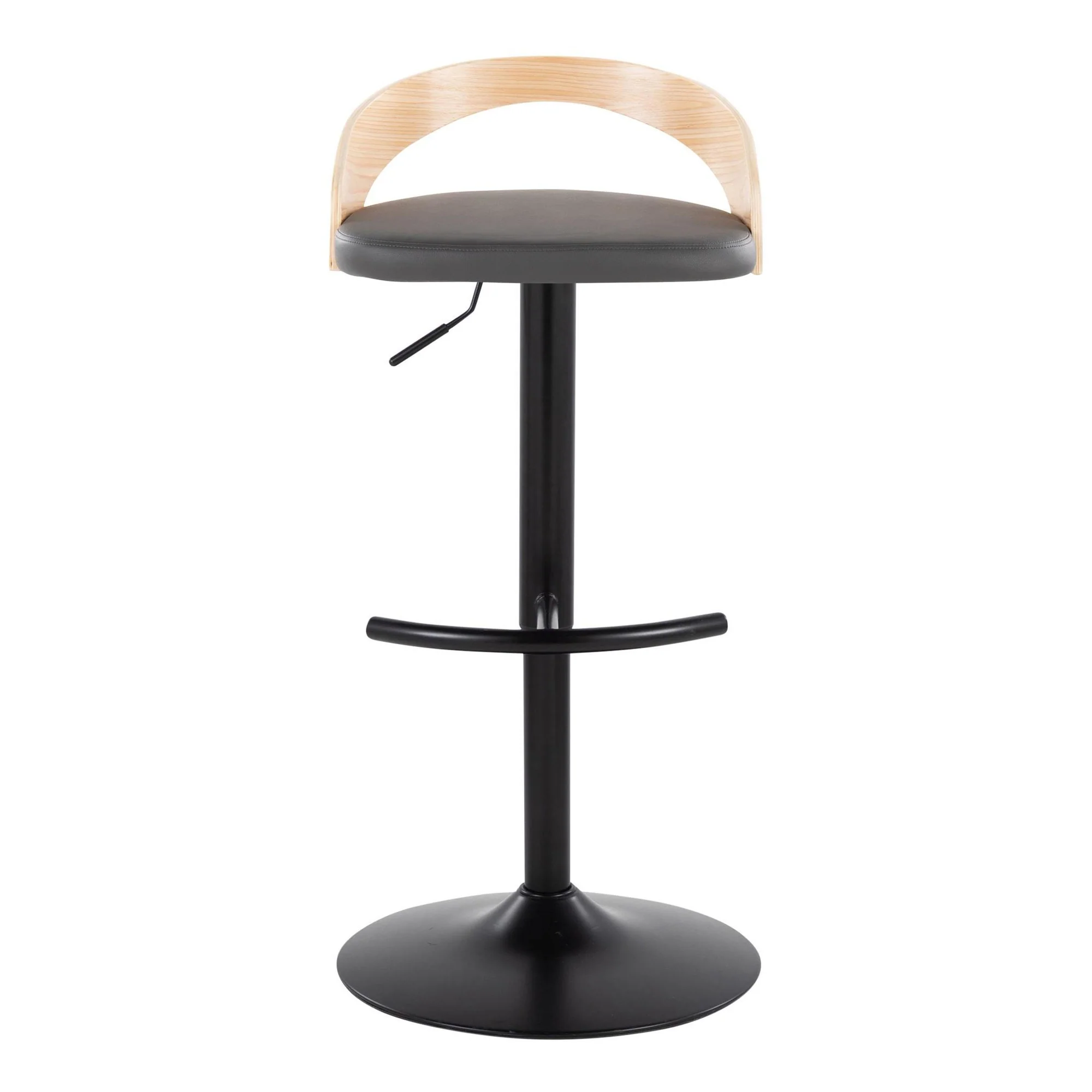 Grotto Adjustable Barstool - Set of 2 By LumiSource - BS-GROTTOPU-RT2 BKNABN2 - Image 19