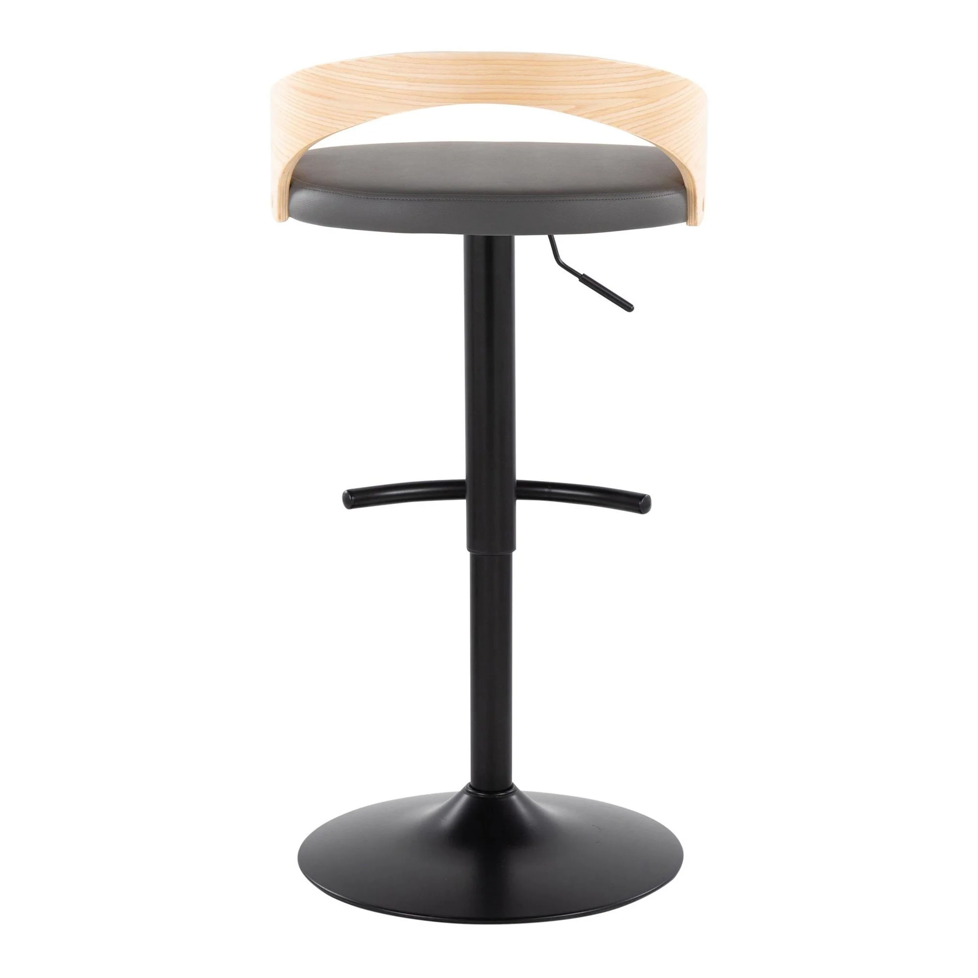 Grotto Adjustable Barstool - Set of 2 By LumiSource - BS-GROTTOPU-RT2 BKNABN2 - Image 20