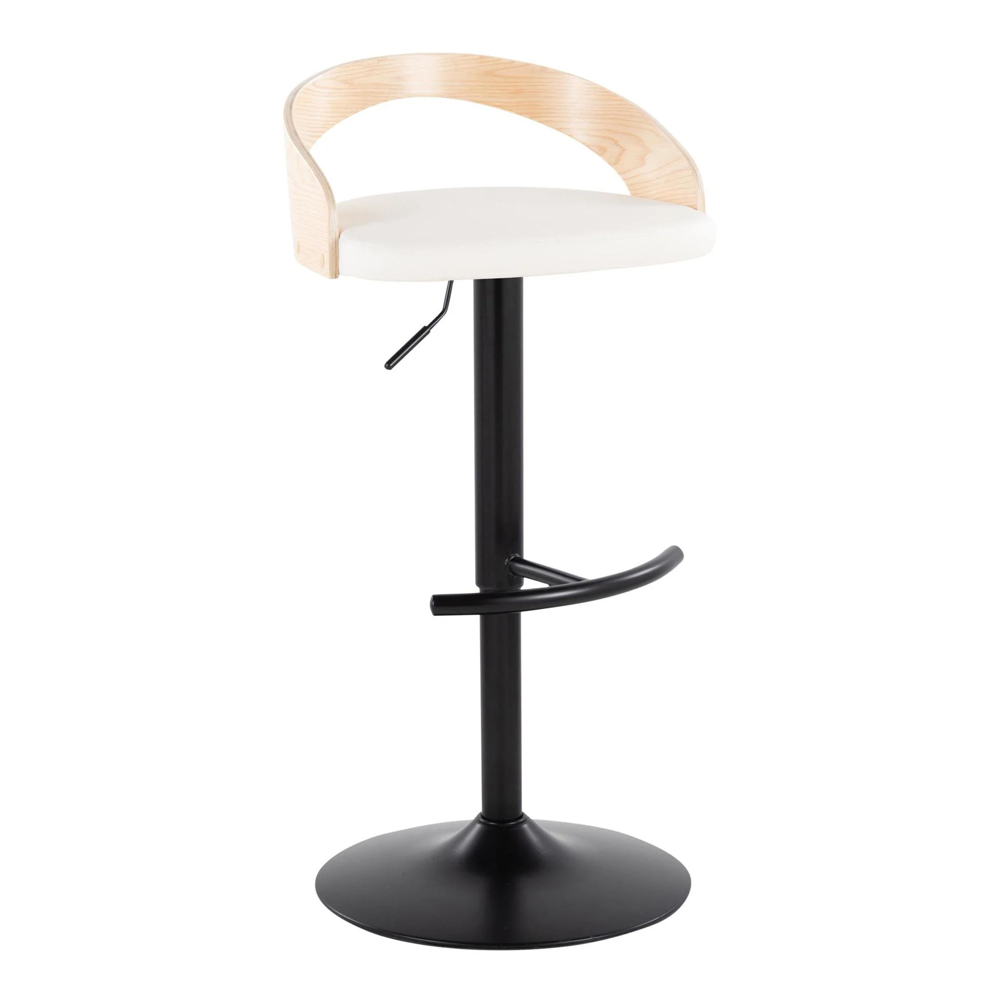 Grotto Adjustable Barstool - Set of 2 By LumiSource - BS-GROTTOPU-RT2 BKNABN2 - Image 26