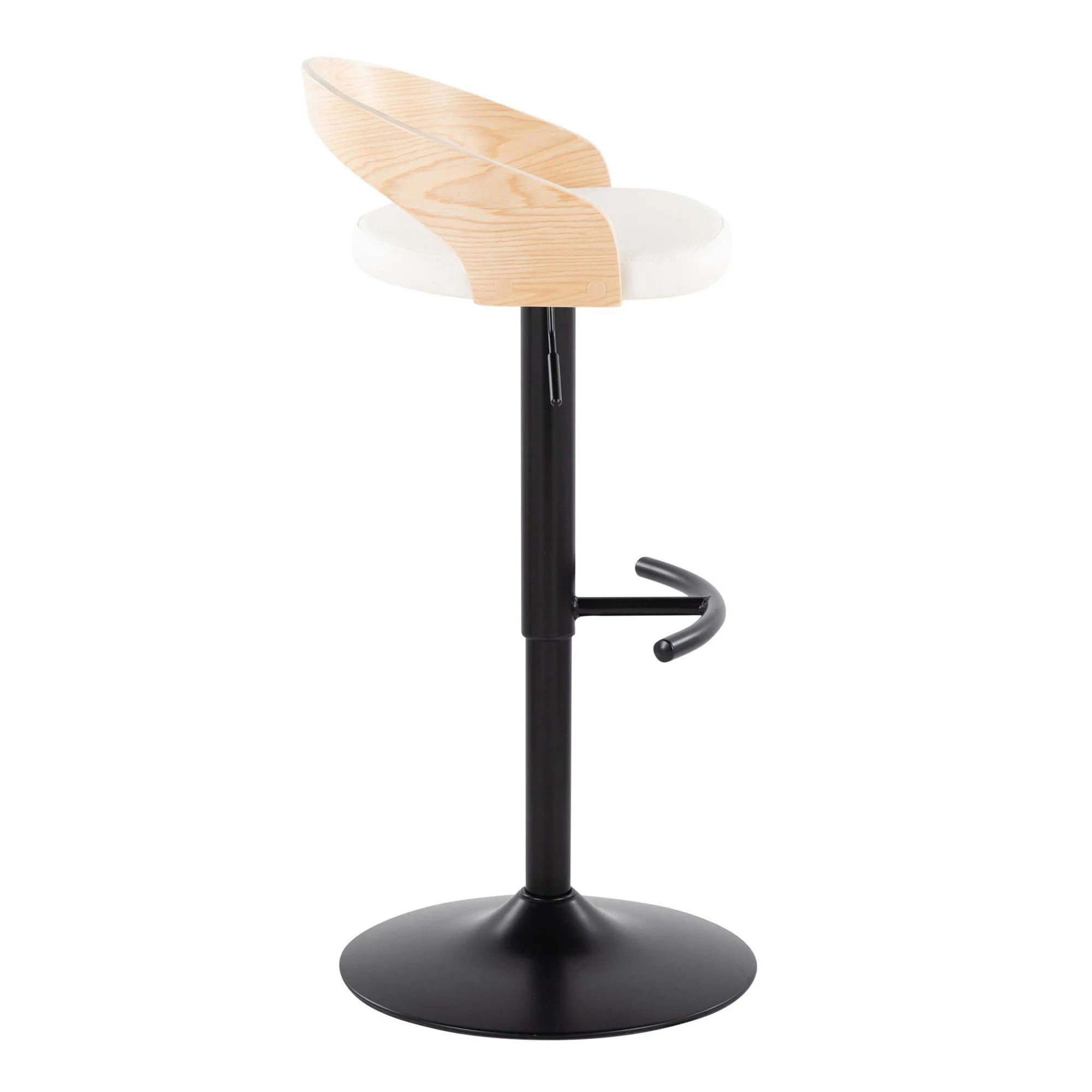 Grotto Adjustable Barstool - Set of 2 By LumiSource - BS-GROTTOPU-RT2 BKNABN2 - Image 27