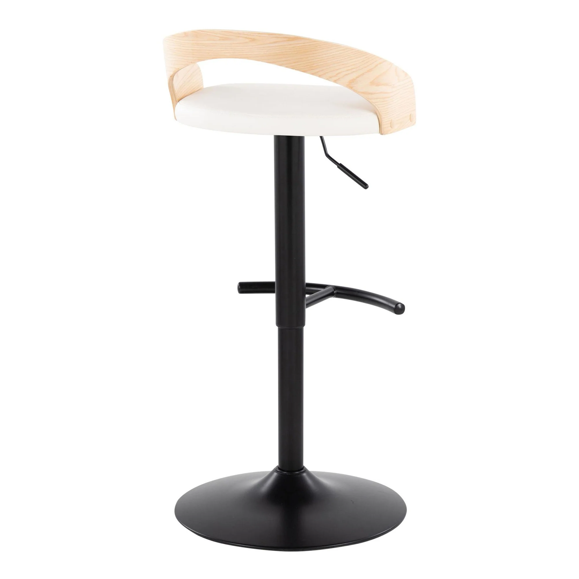 Grotto Adjustable Barstool - Set of 2 By LumiSource - BS-GROTTOPU-RT2 BKNABN2 - Image 28