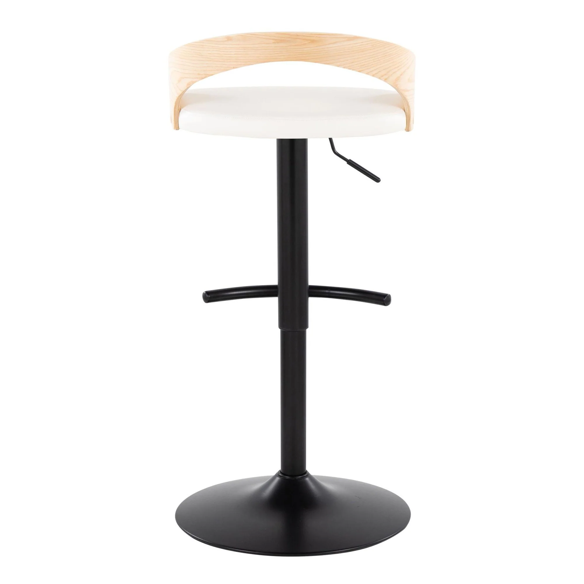 Grotto Adjustable Barstool - Set of 2 By LumiSource - BS-GROTTOPU-RT2 BKNABN2 - Image 30