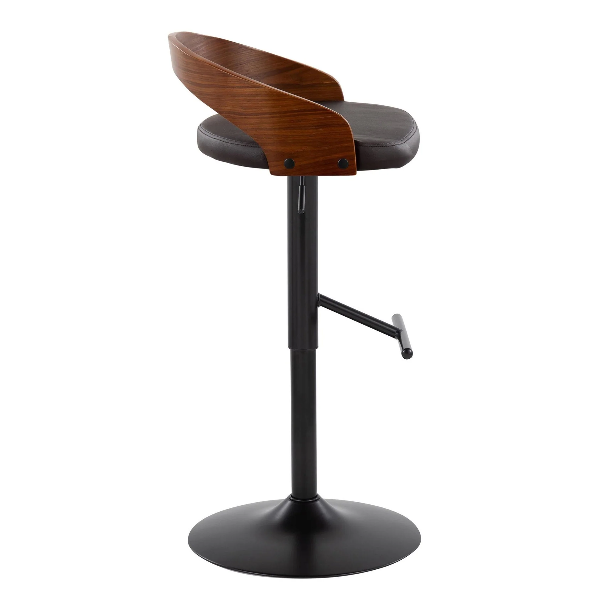 Grotto Adjustable Barstool - Set of 2 By LumiSource - BS-GROTTOPU-STRT2 BKCHW2 - Image 22