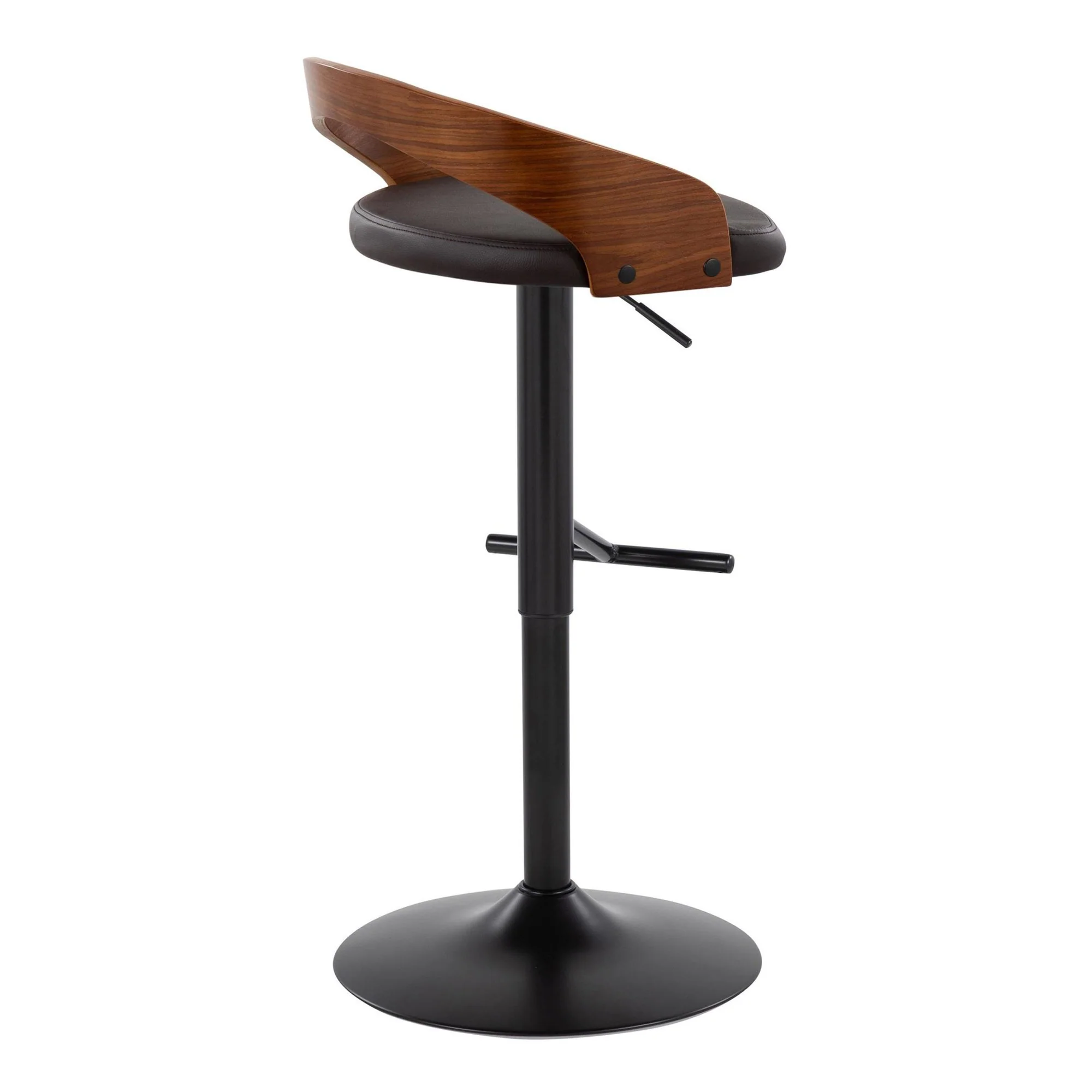 Grotto Adjustable Barstool - Set of 2 By LumiSource - BS-GROTTOPU-STRT2 BKCHW2 - Image 23