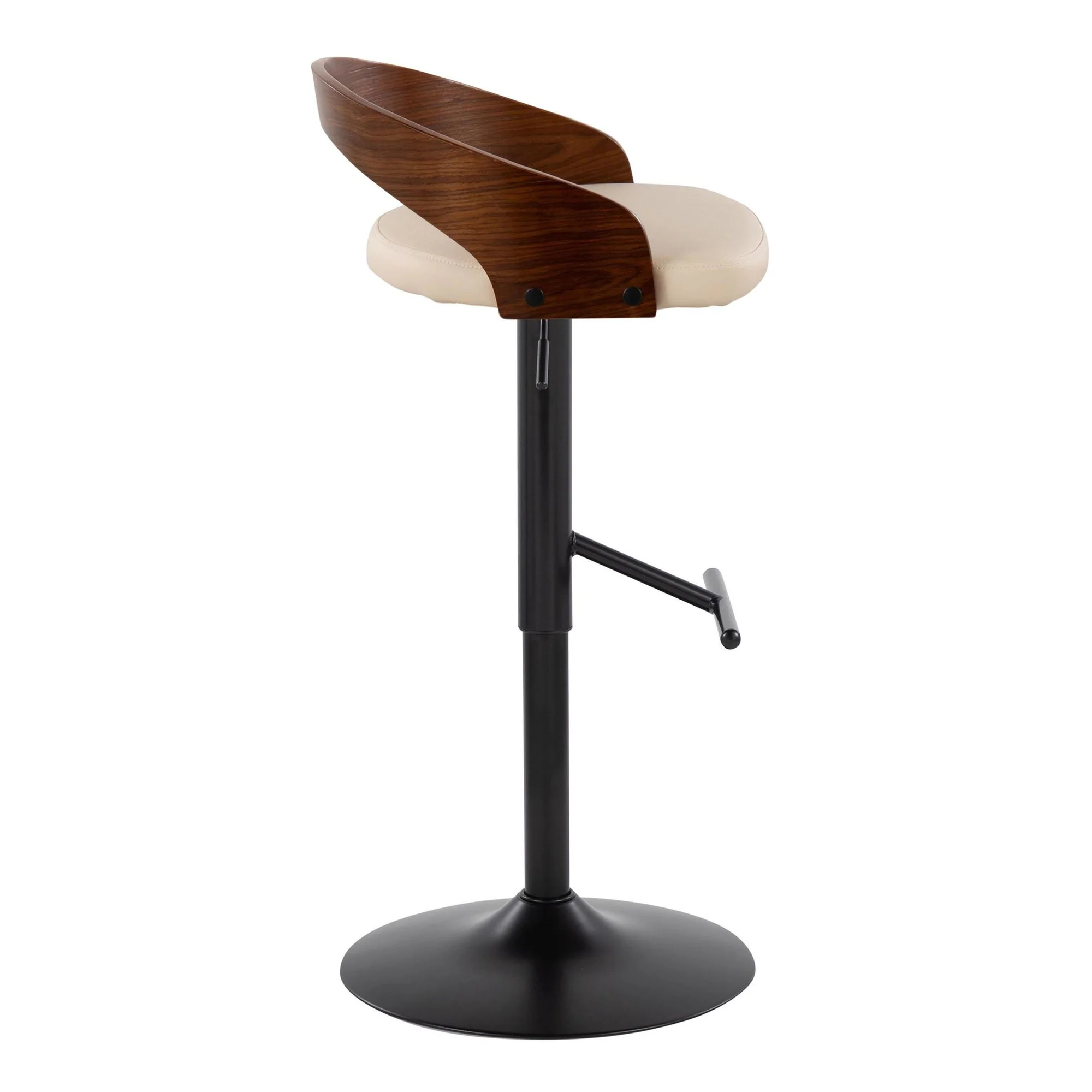 Grotto Adjustable Barstool - Set of 2 By LumiSource - BS-GROTTOPU-STRT2 BKCHW2 - Image 30
