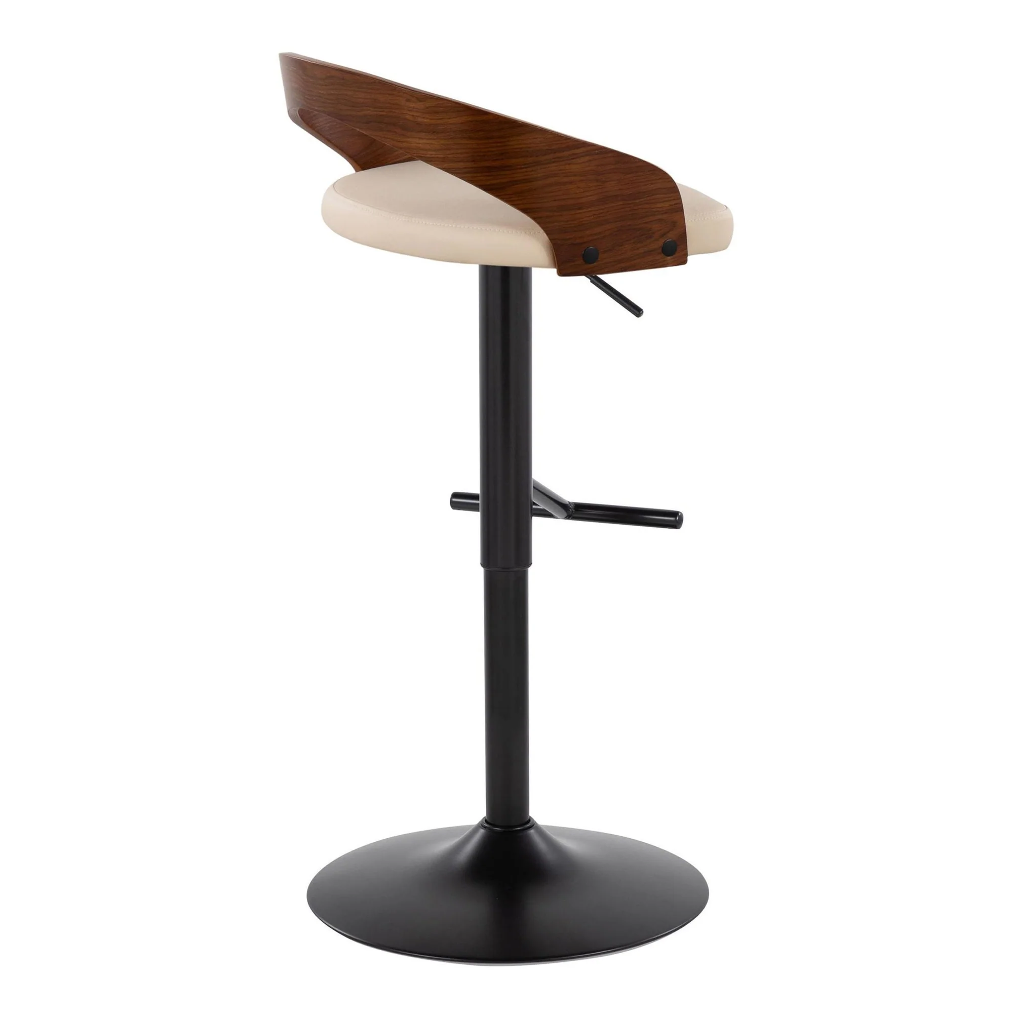 Grotto Adjustable Barstool - Set of 2 By LumiSource - BS-GROTTOPU-STRT2 BKCHW2 - Image 31