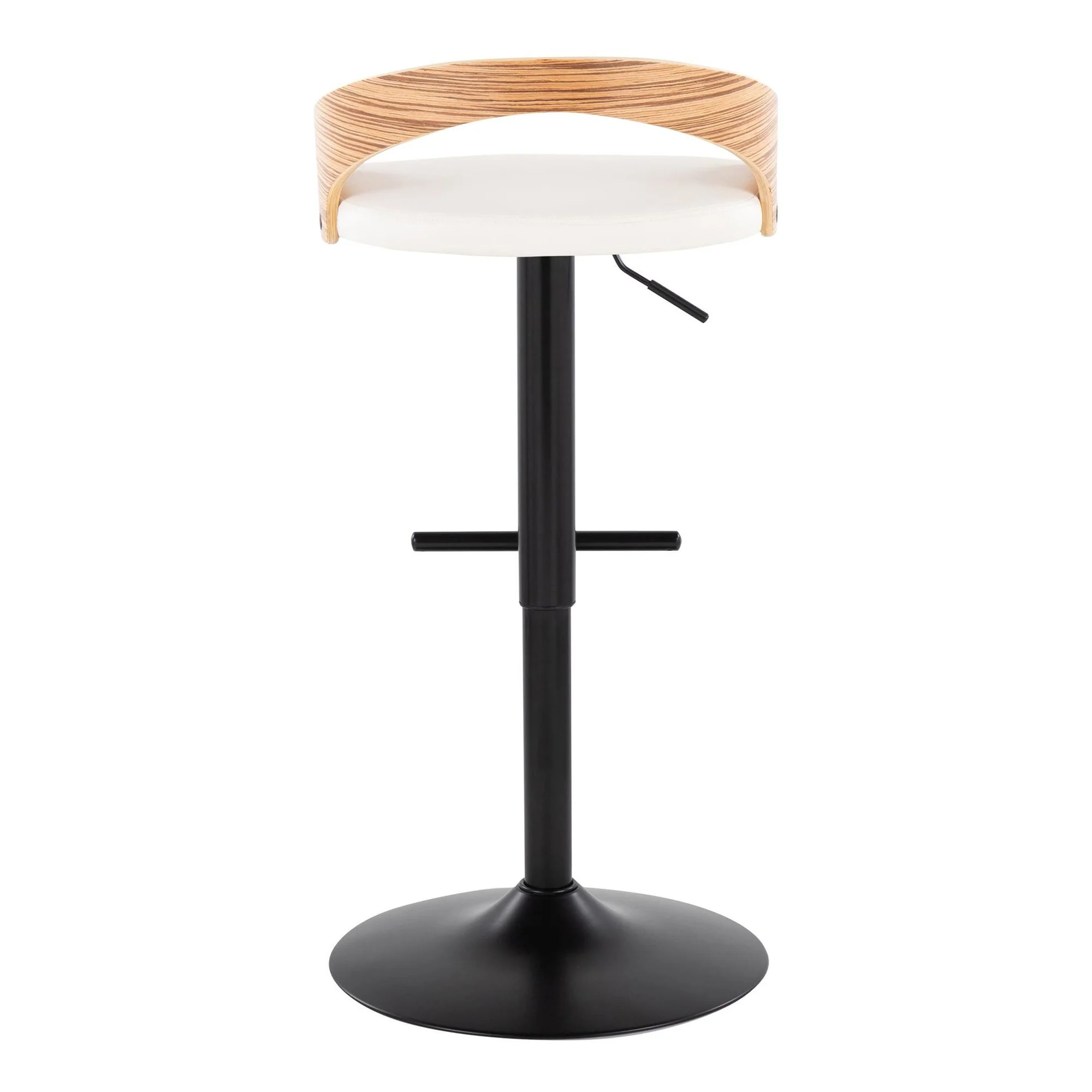 Grotto Adjustable Barstool - Set of 2 By LumiSource - BS-GROTTOPU-STRT2 BKCHW2 - Image 41