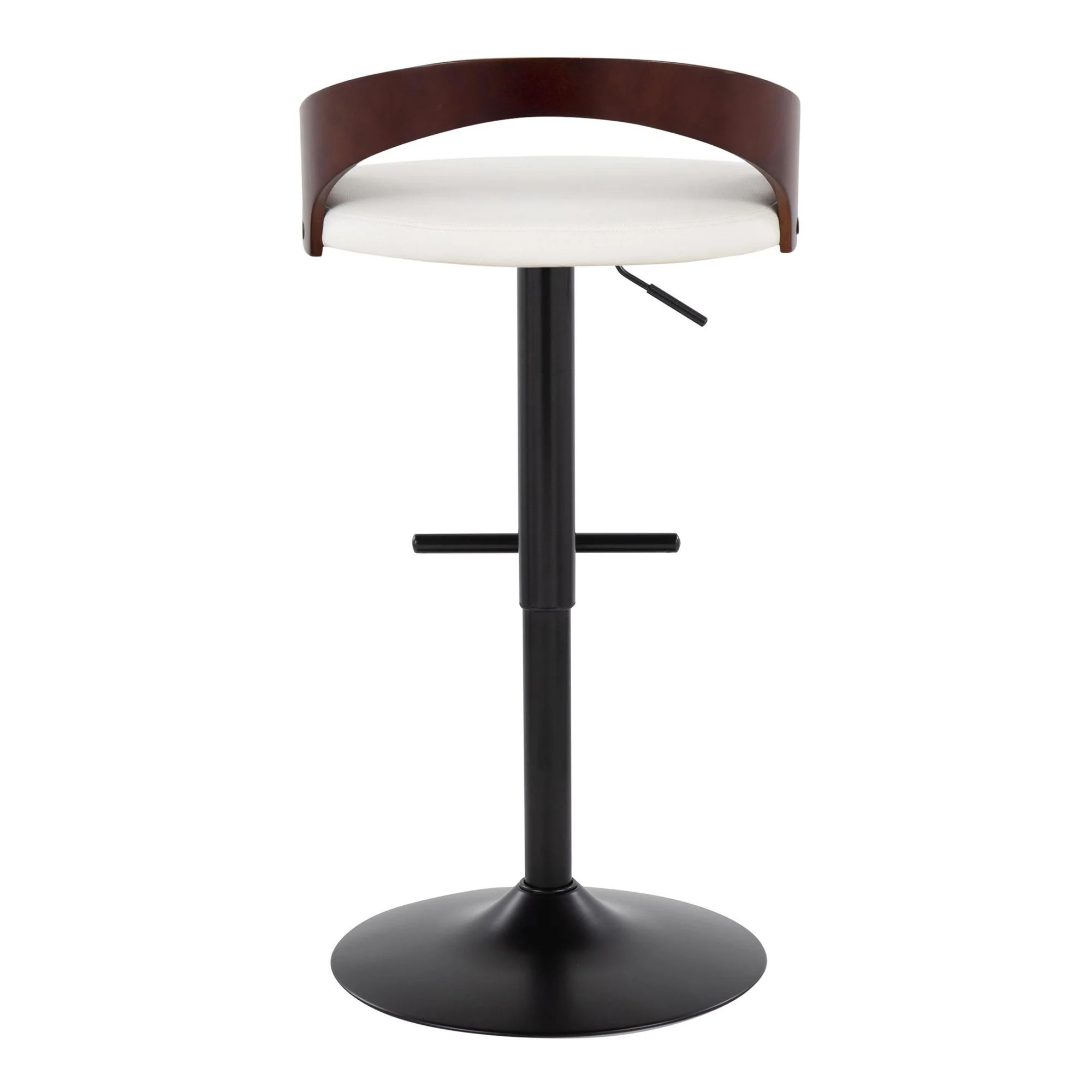 Grotto Adjustable Barstool - Set of 2 By LumiSource - BS-GROTTOPU-STRT2 BKCHW2 - Image 9