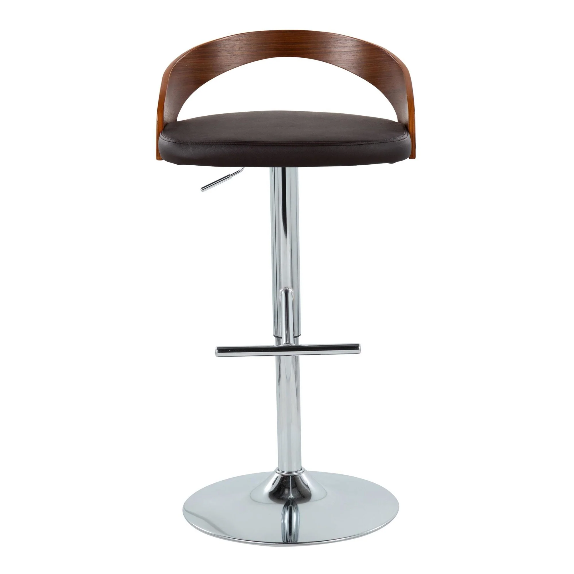 Grotto Adjustable Barstool - Set of 2 By LumiSource - BS-GROTTOPU-STRT2 CHRCHW2 - Image 16