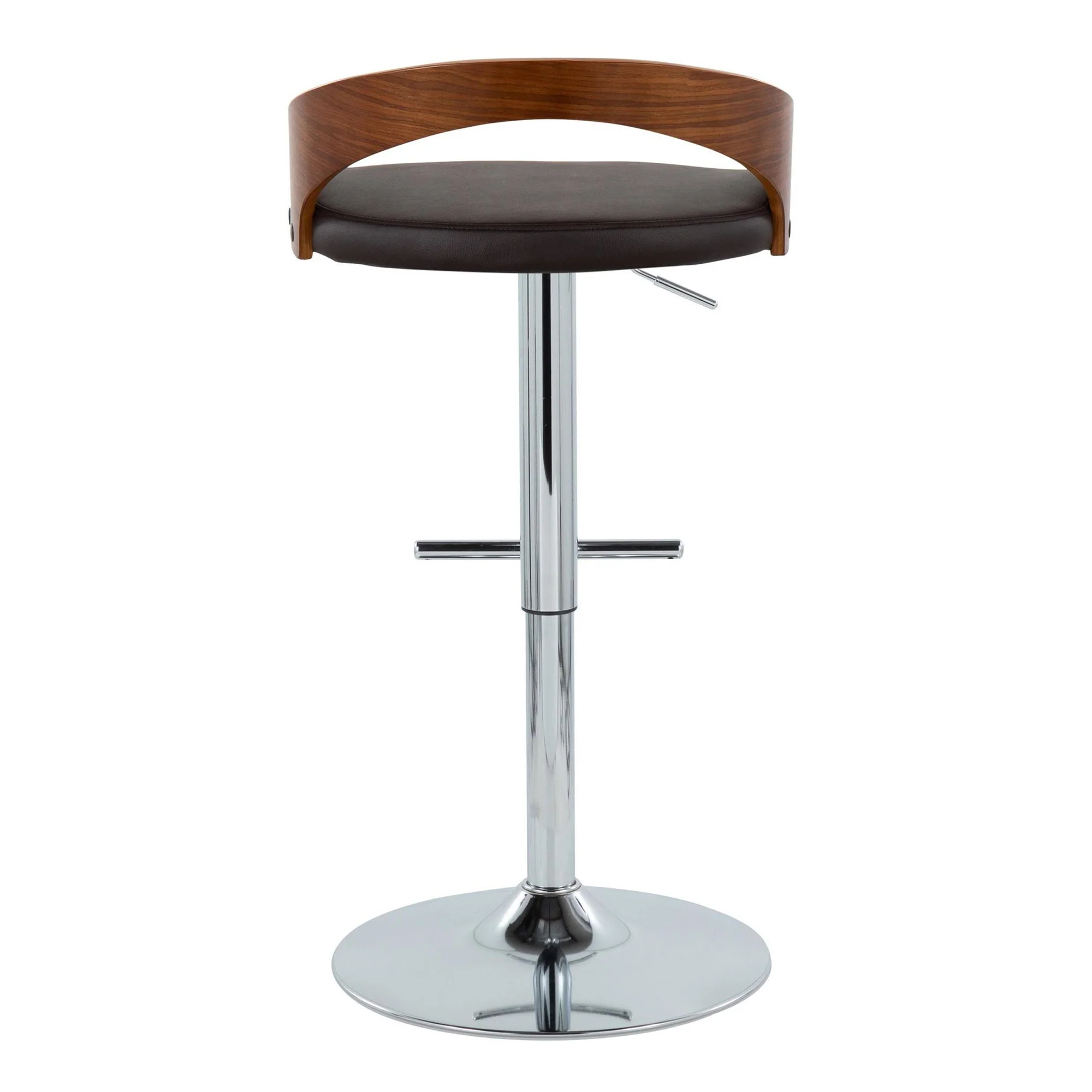 Grotto Adjustable Barstool - Set of 2 By LumiSource - BS-GROTTOPU-STRT2 CHRCHW2 - Image 17