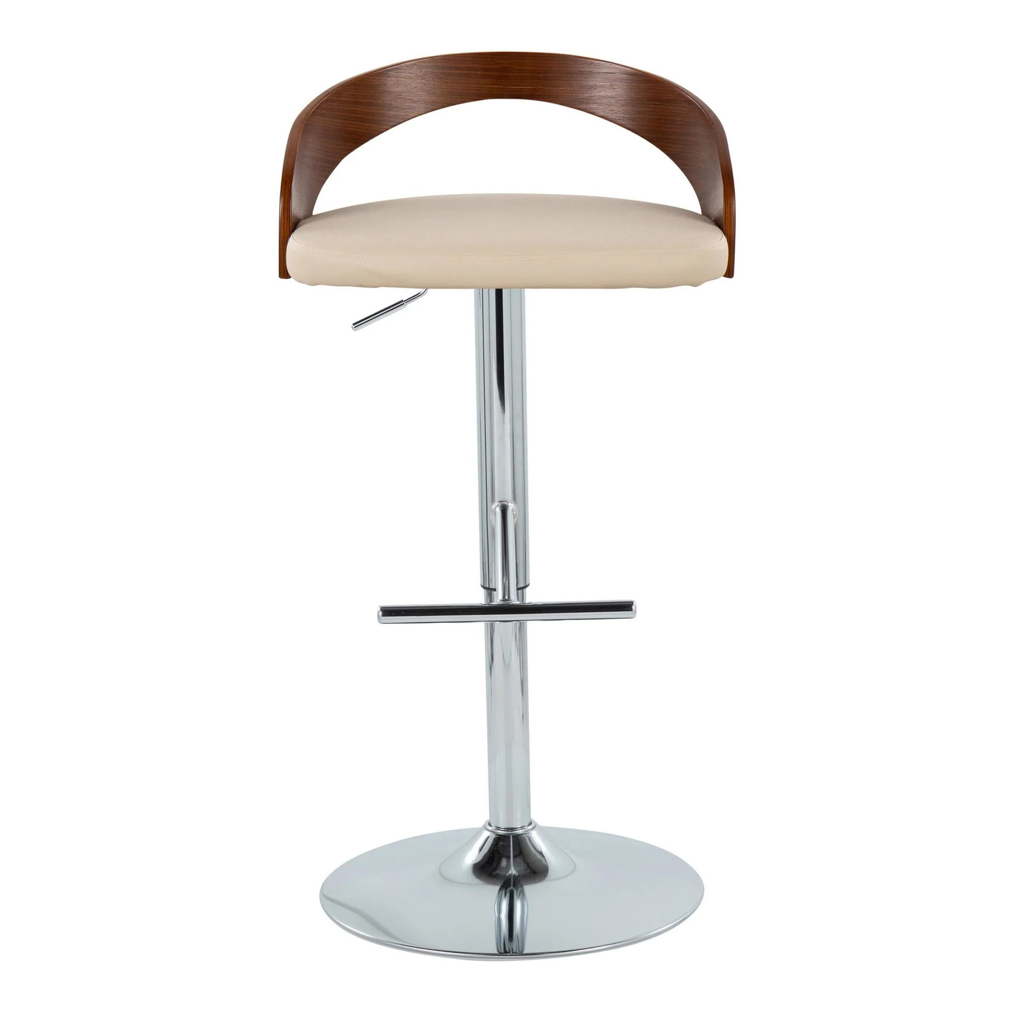 Grotto Adjustable Barstool - Set of 2 By LumiSource - BS-GROTTOPU-STRT2 CHRCHW2 - Image 24