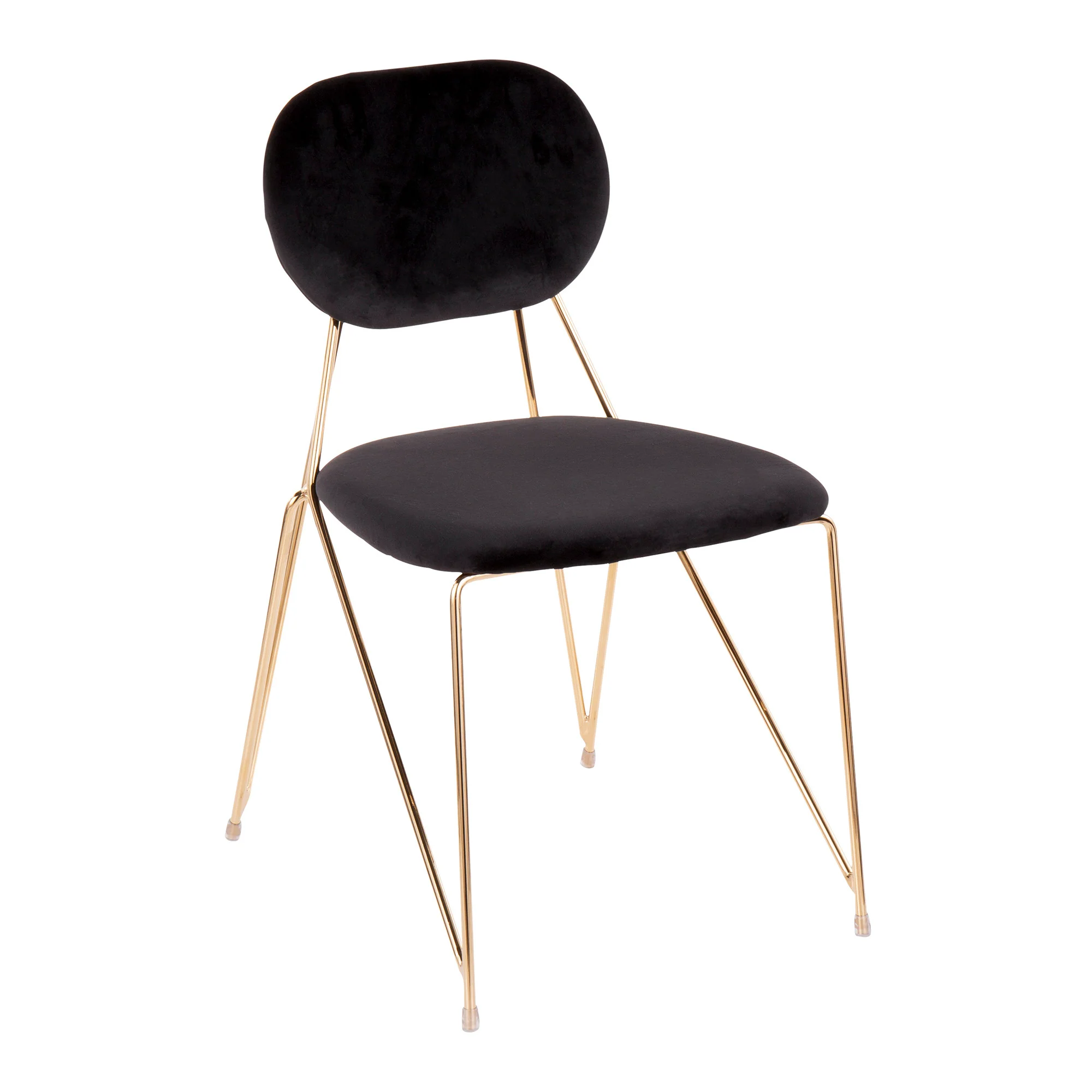 Gwen Chair - Set of 2 By LumiSource - CH-GWEN AU+BK2 - Image 6