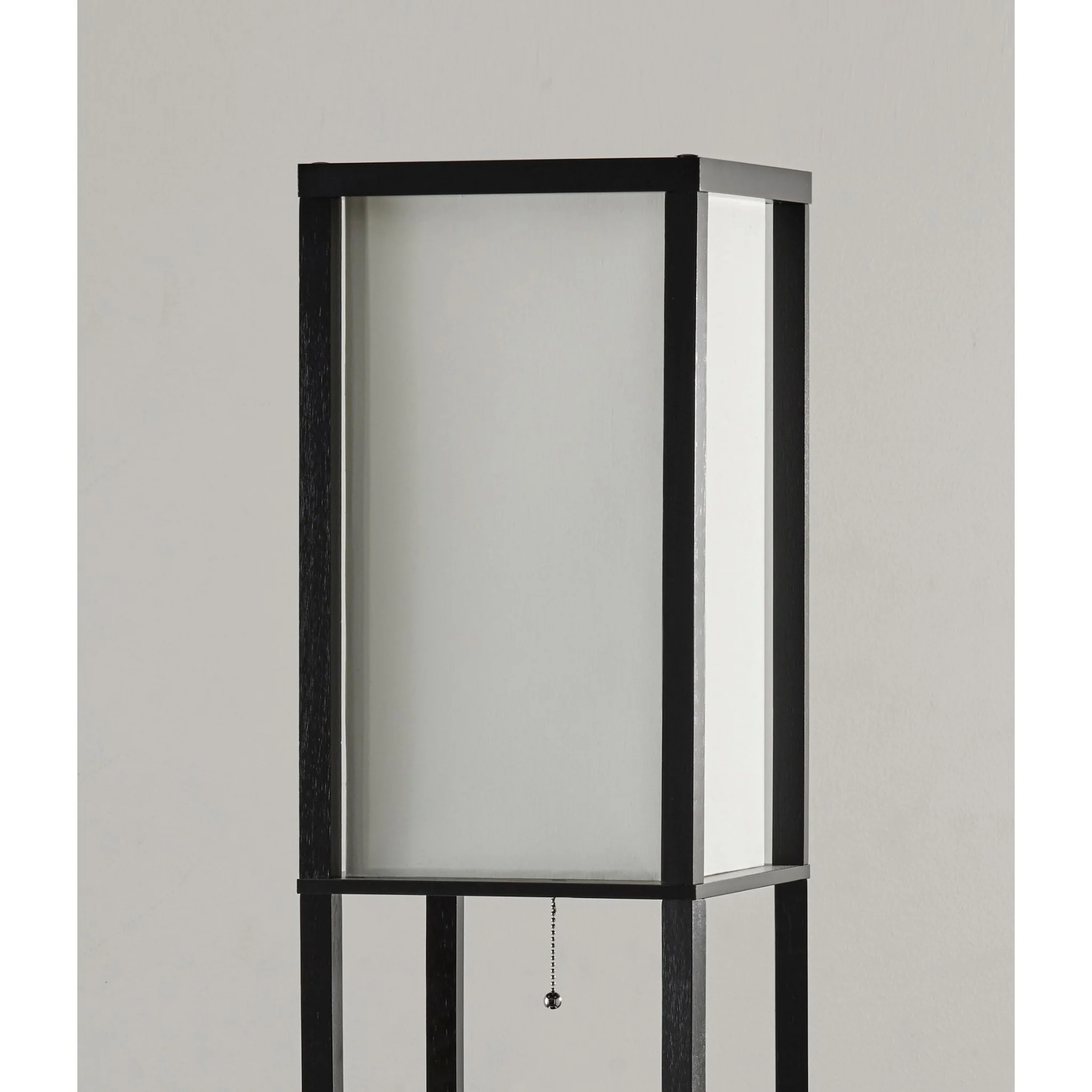 H Sleek Column Style Floor Lamp with Storage By Homeroots - Image 3