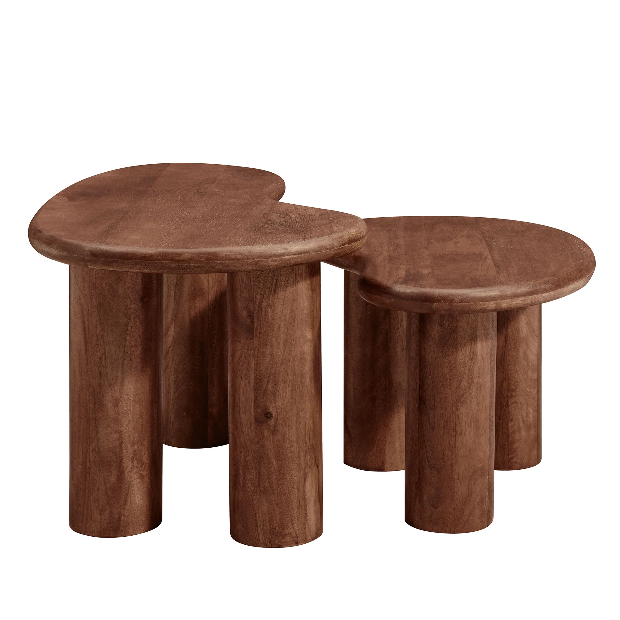 Hackney Mango Wood Nesting Coffee Table Set by Modway - Image 12