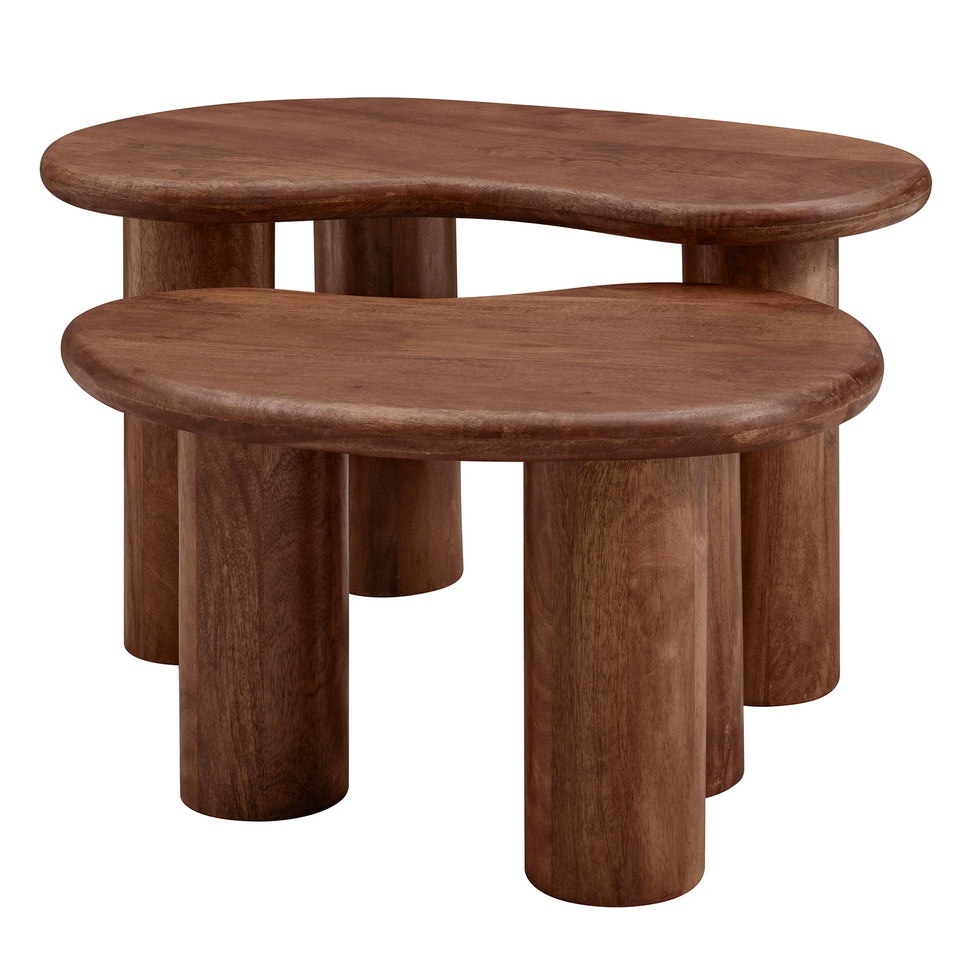 Hackney Mango Wood Nesting Coffee Table Set by Modway - Image 14