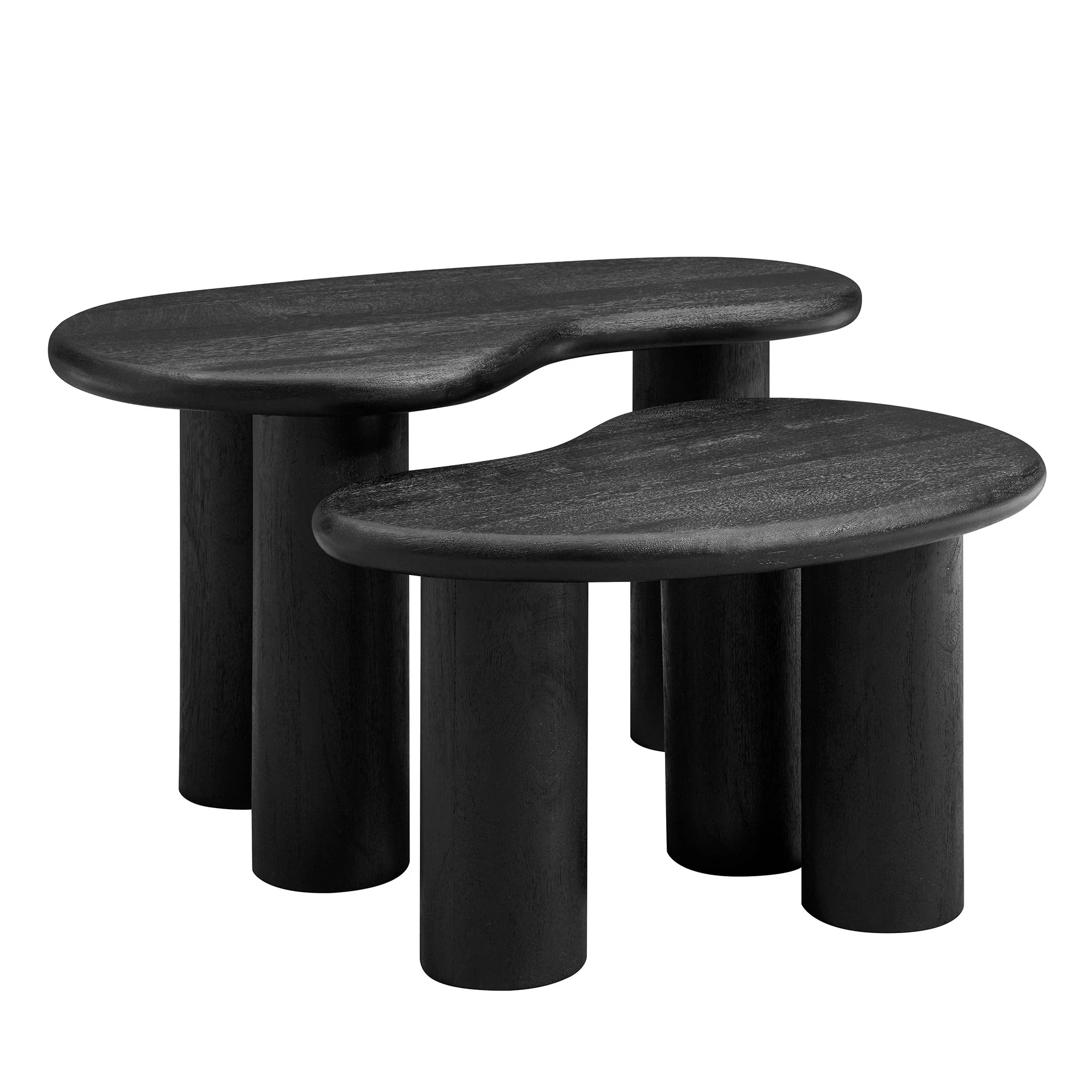Hackney Mango Wood Nesting Coffee Table Set by Modway - Image 2
