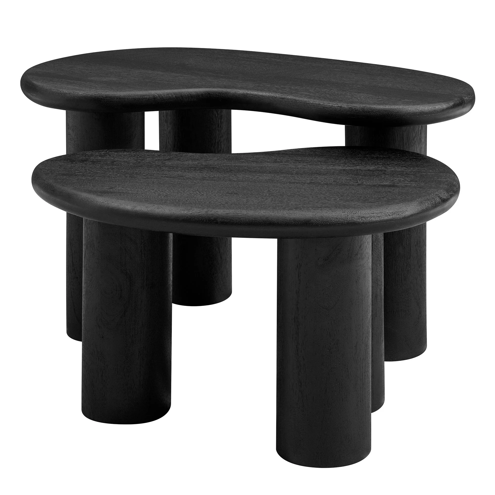 Hackney Mango Wood Nesting Coffee Table Set by Modway - Image 5