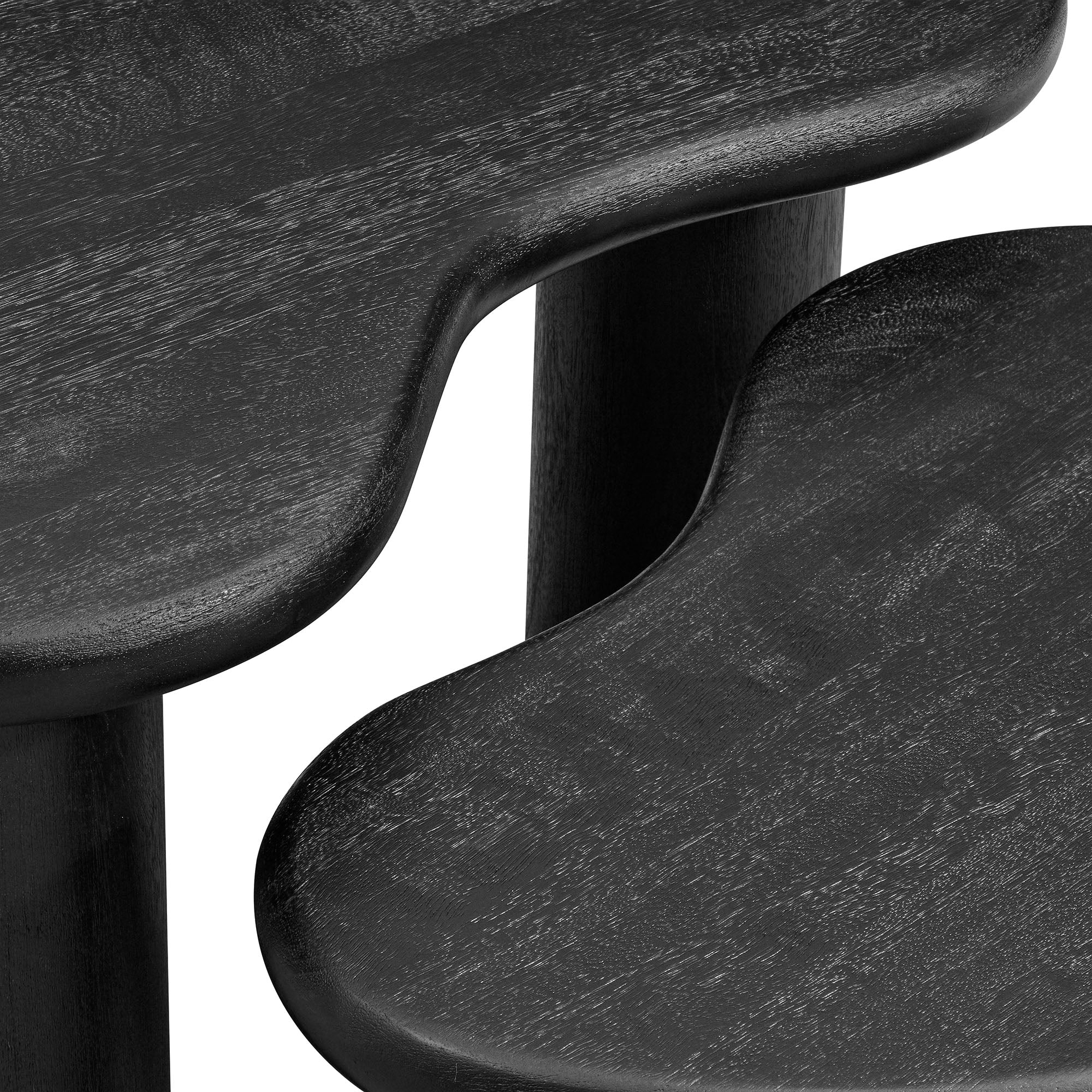 Hackney Mango Wood Nesting Coffee Table Set by Modway - Image 7