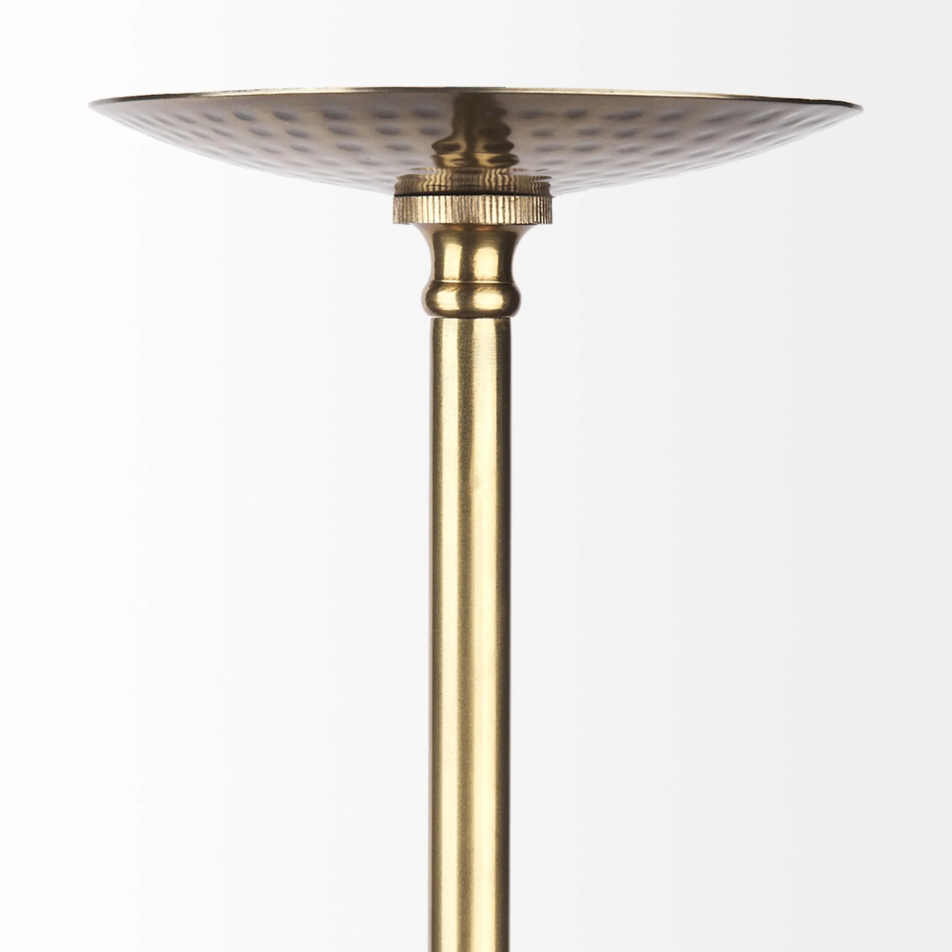 Hammered Gold Metal Hanging Pendant Light By Homeroots - Image 3