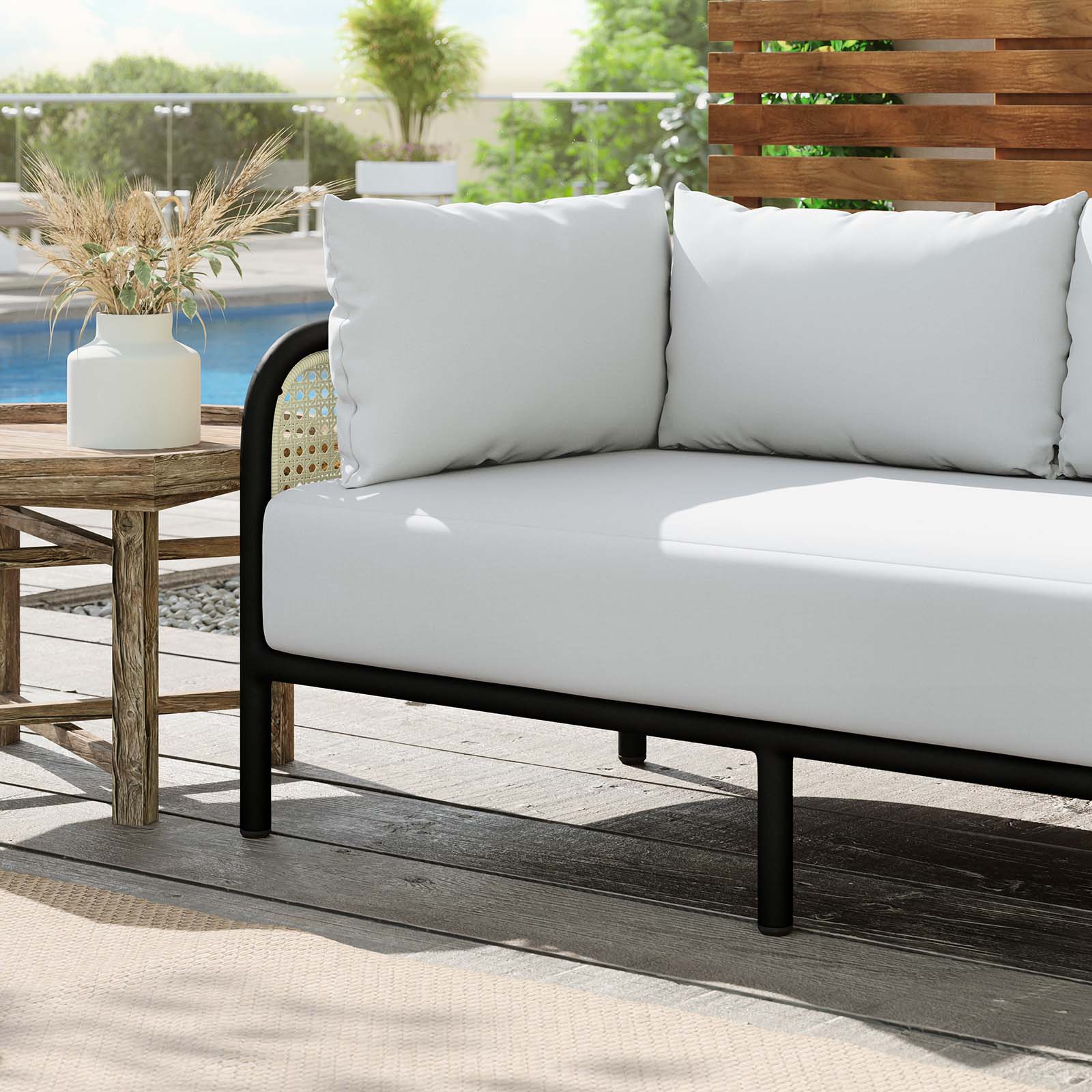 Hanalei Outdoor Patio Left-Arm Loveseat By Modway - EEI-5022 - Image 7