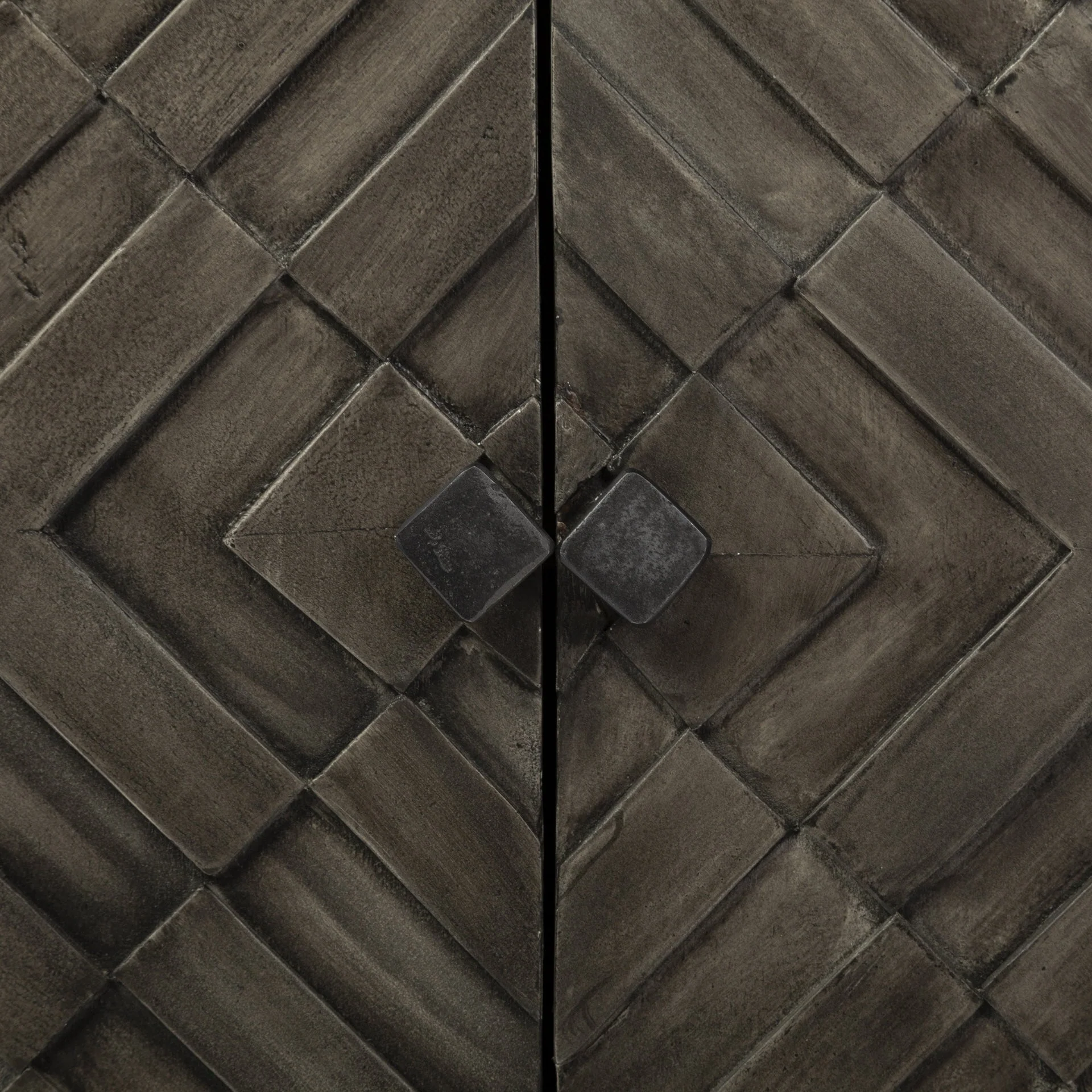 Hand Crafted Diamond In The Rough Cabinet By Homeroots - Image 8