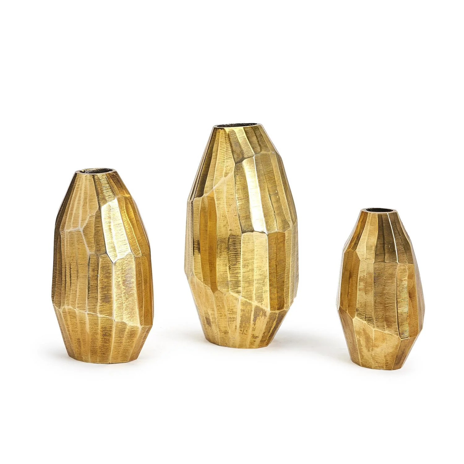 Hand Etched Vase Set Of 6 By Tozai Home - Image 3