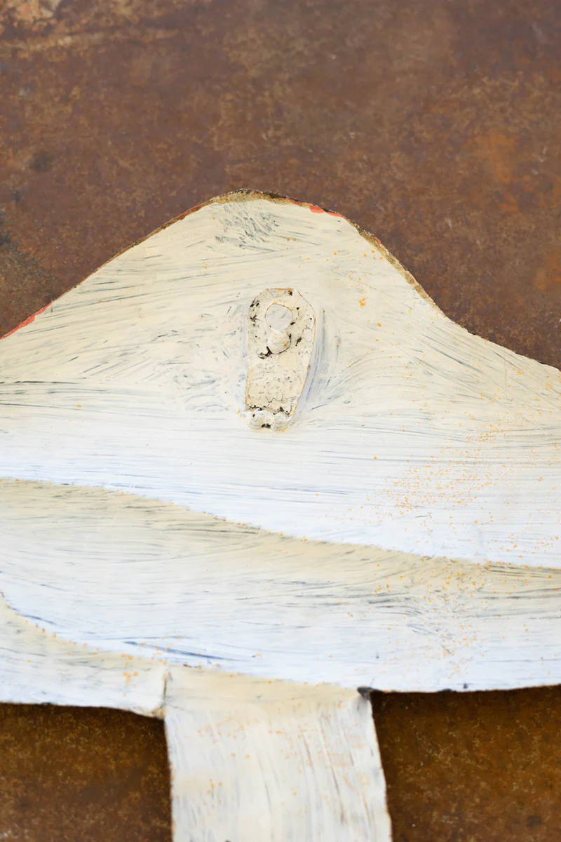 Hand Hammered Metal Mushroom By Kalalou - Image 3
