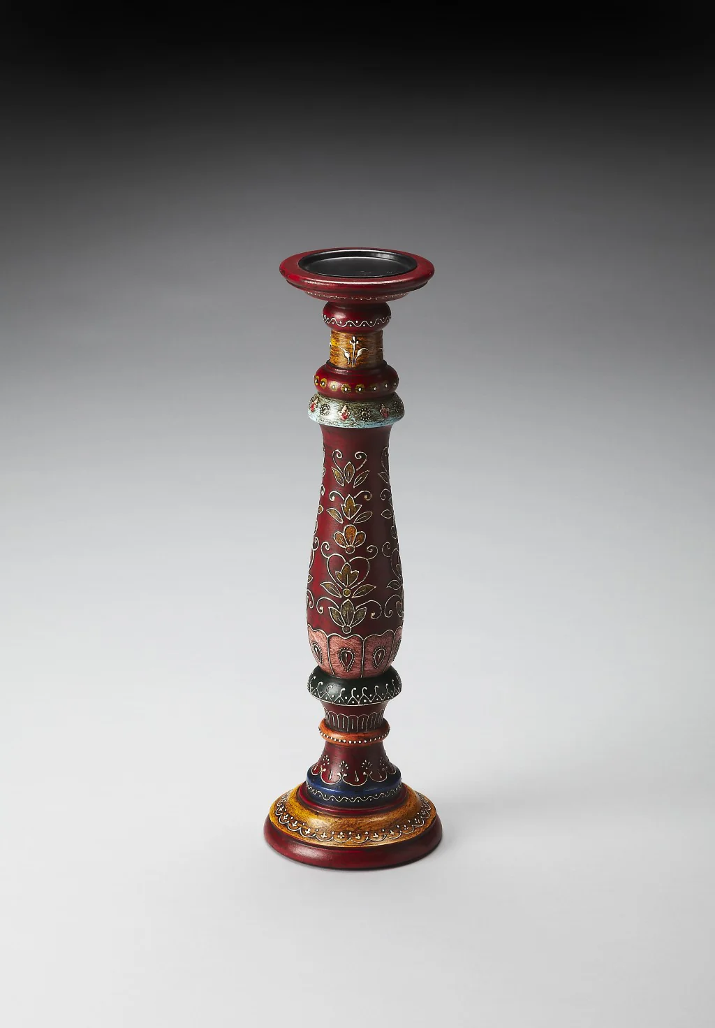 Hand Painted Candle Holder By Homeroots - Image 2