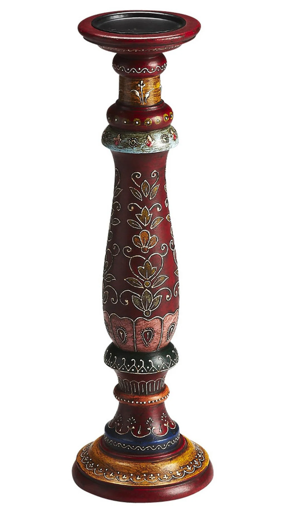 Hand Painted Candle Holder By Homeroots - Image 3