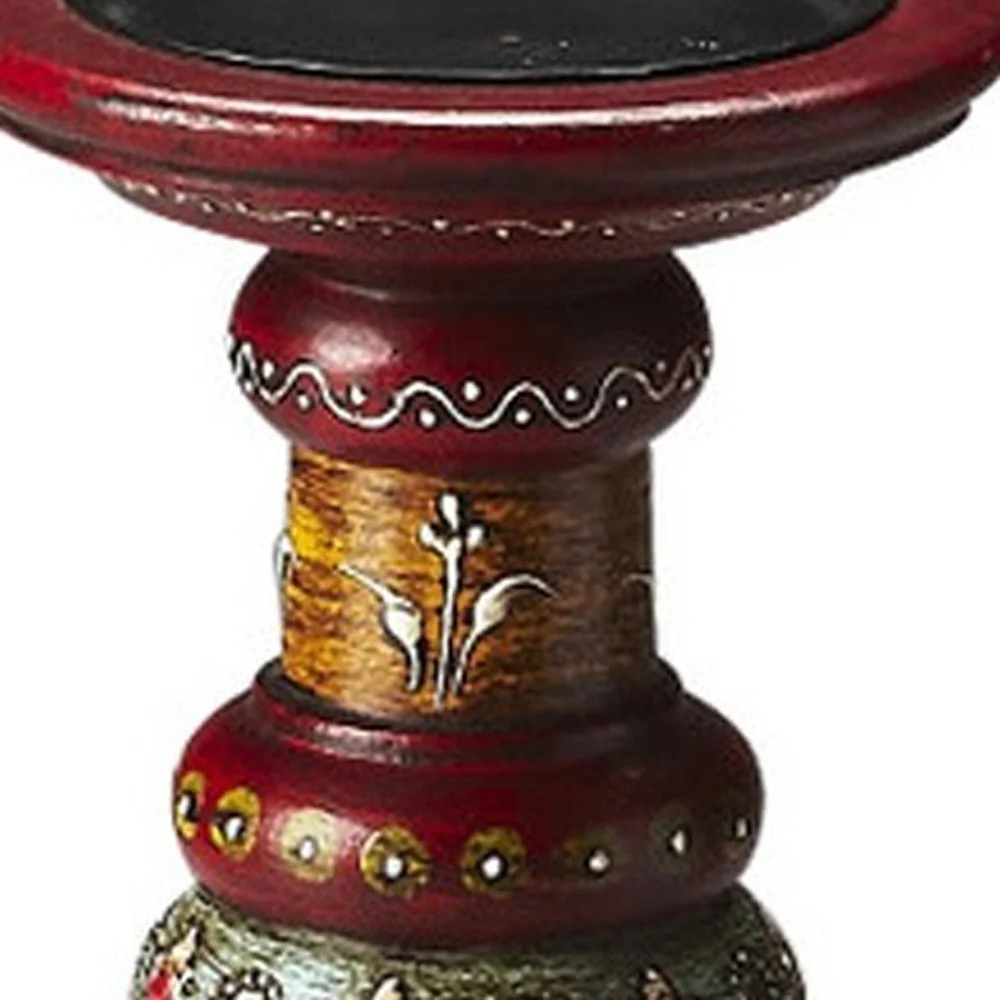 Hand Painted Candle Holder By Homeroots - Image 5