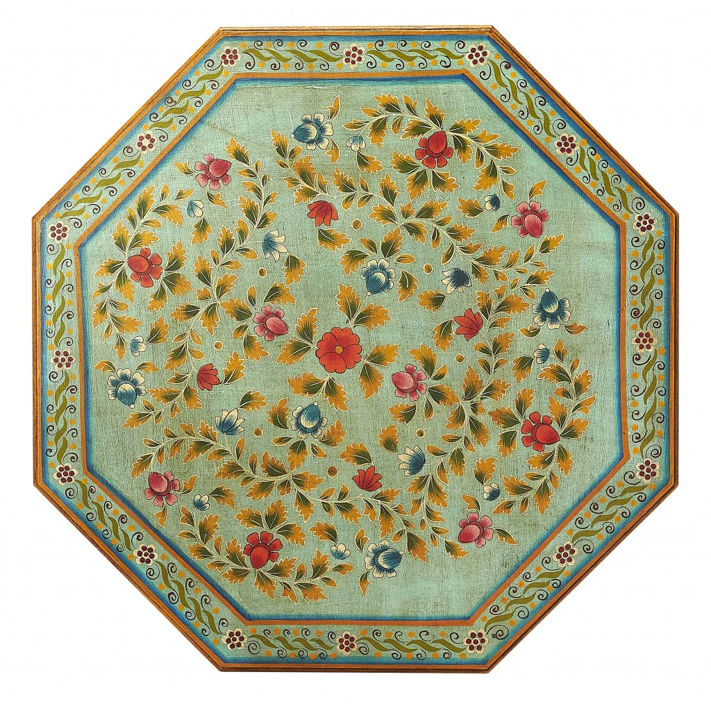 Hand Painted Coffee Table By Homeroots - Image 2