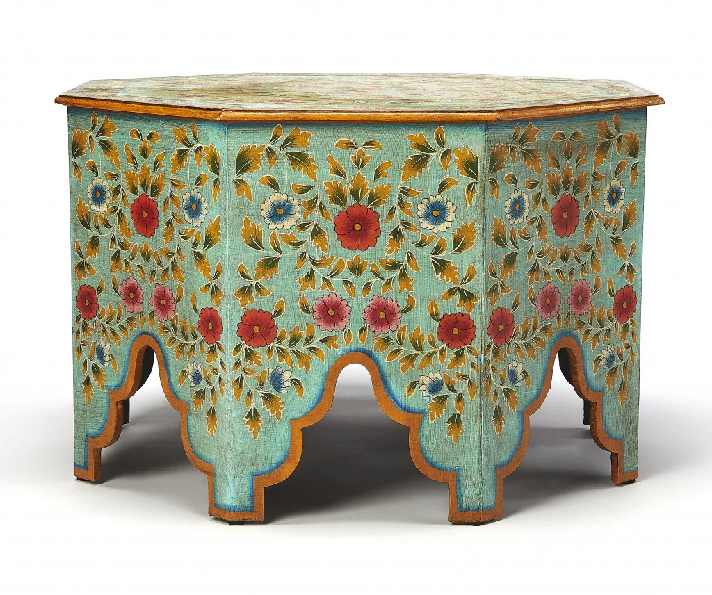 Hand Painted Coffee Table By Homeroots - Image 4