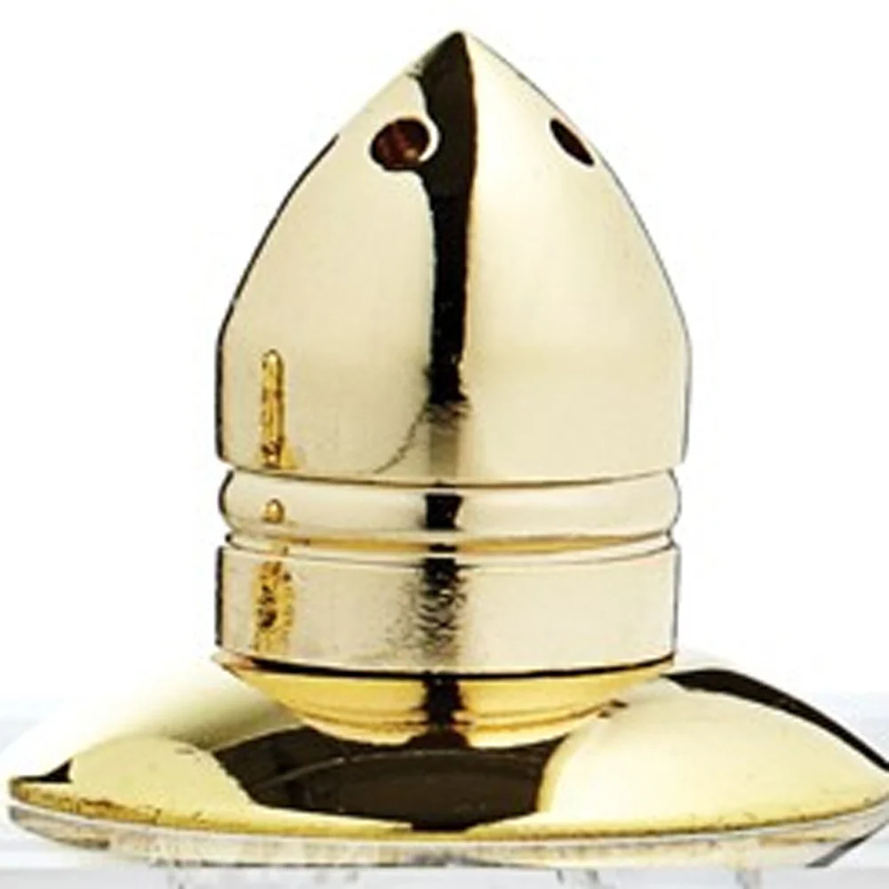 Handcrafted Optical Crystal And Gold Square Size Salt And Pepper Shakers By Homeroots - Image 4