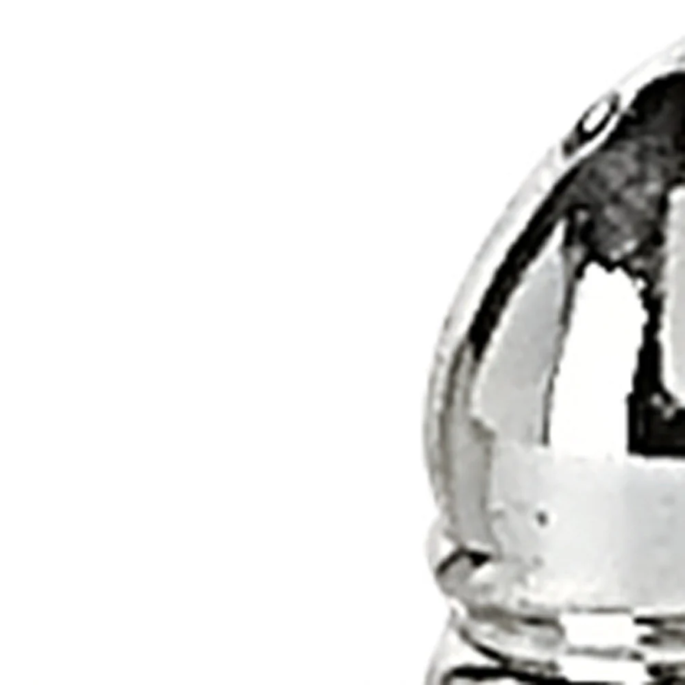 Handcrafted Optical Crystal And Silver Square Size Salt And Pepper Shakers By Homeroots - Image 4