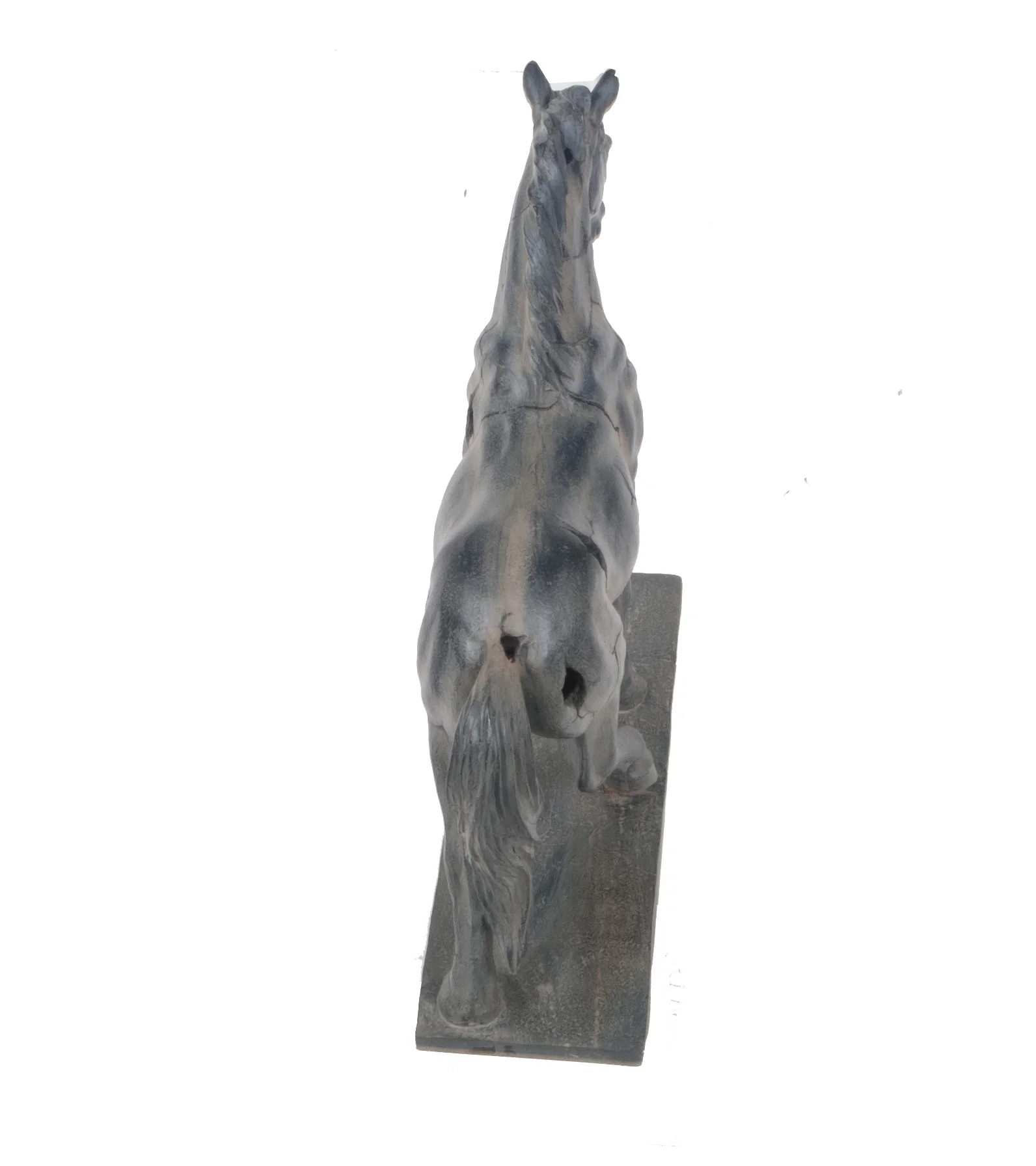 Handmade Rustic Horse Statue By Homeroots - Image 5