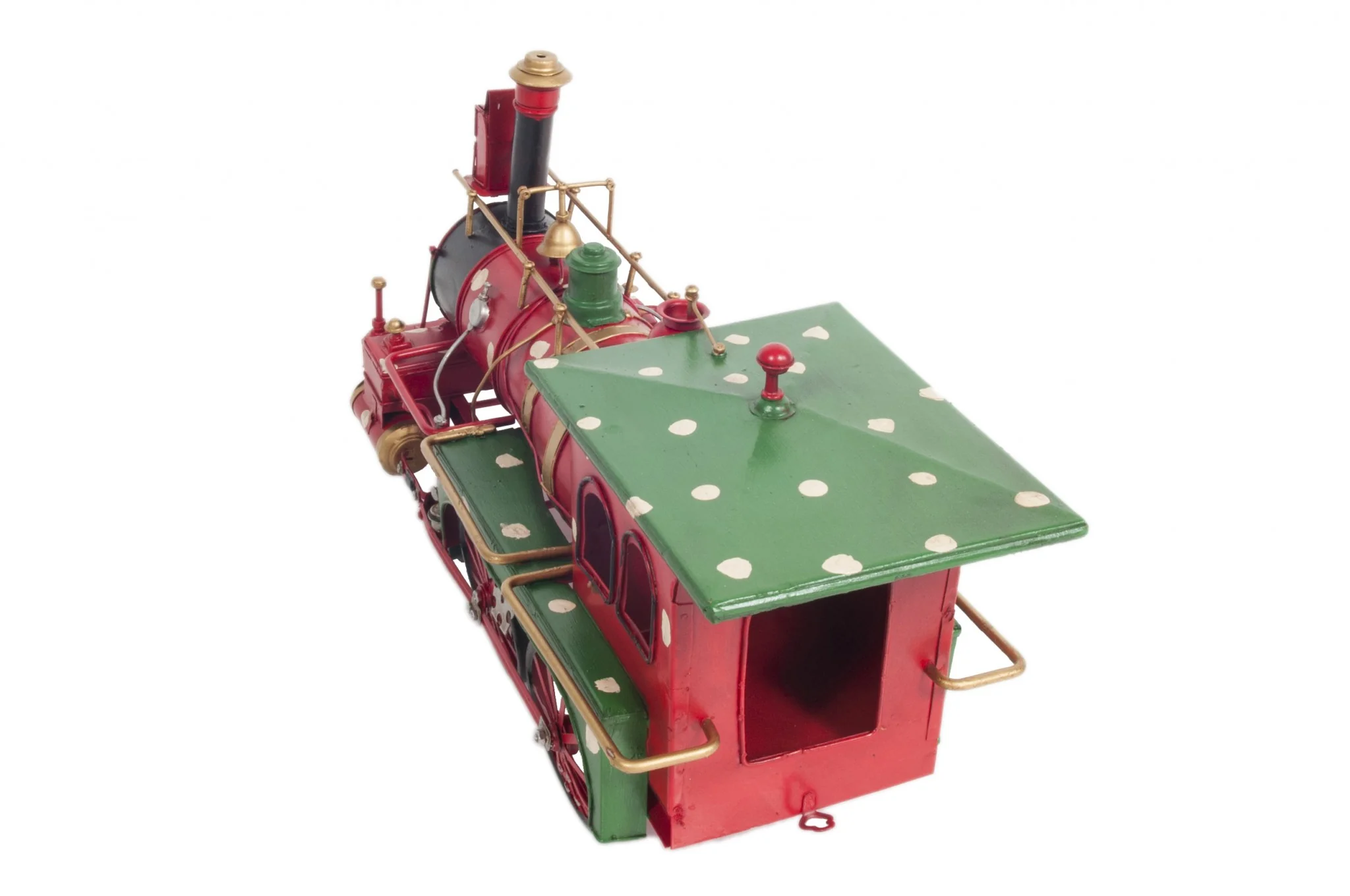 Handmade Tin Christmas Train Model By Homeroots - Image 5