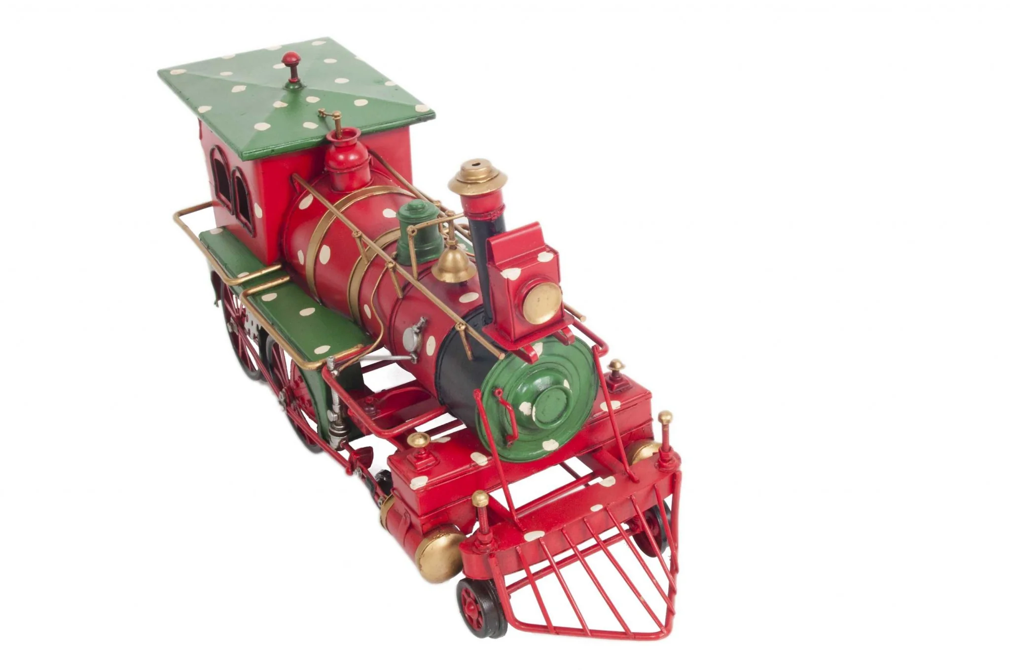 Handmade Tin Christmas Train Model By Homeroots - Image 6