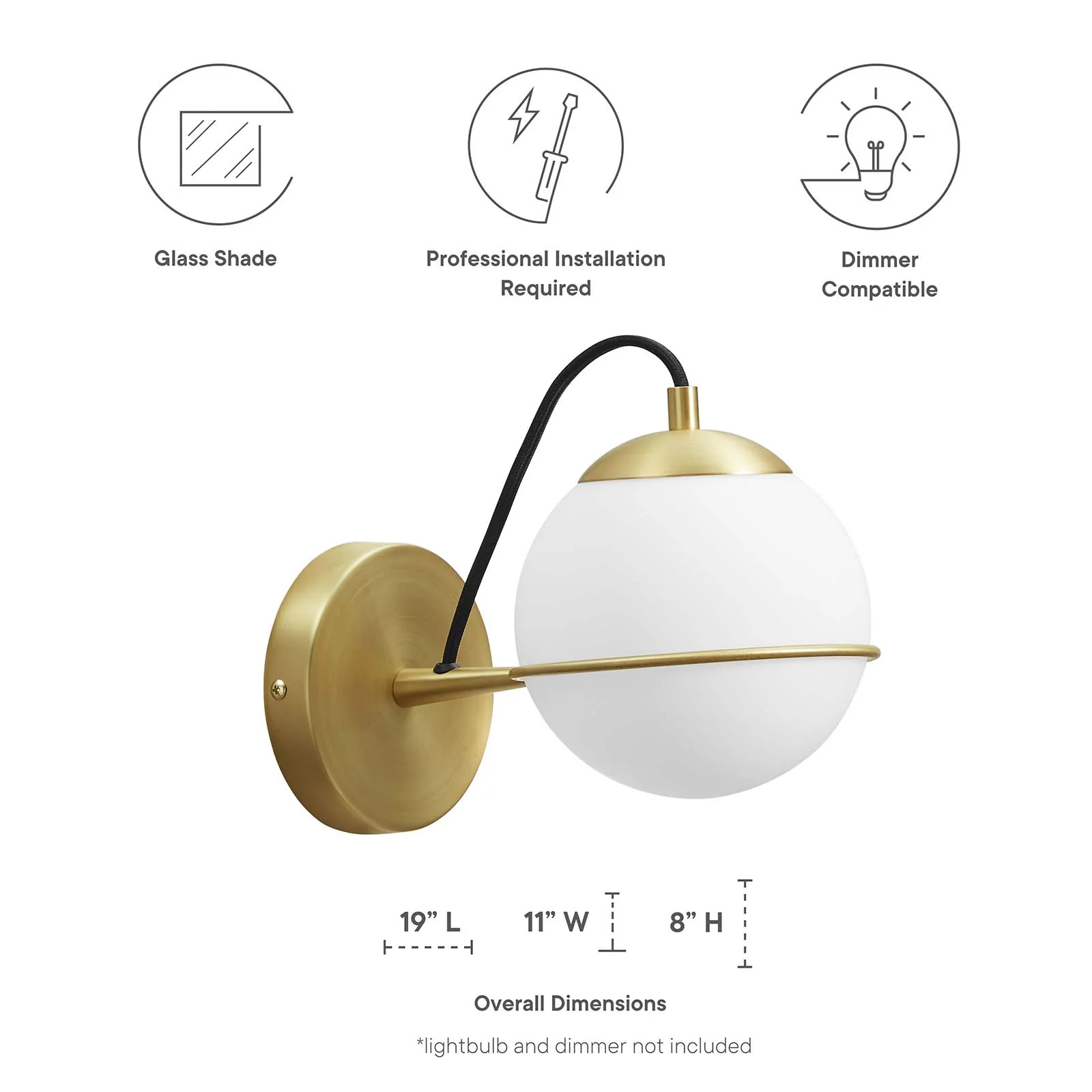 Hanna Hardwire Wall Sconce By Modway - EEI-5308 - Image 7