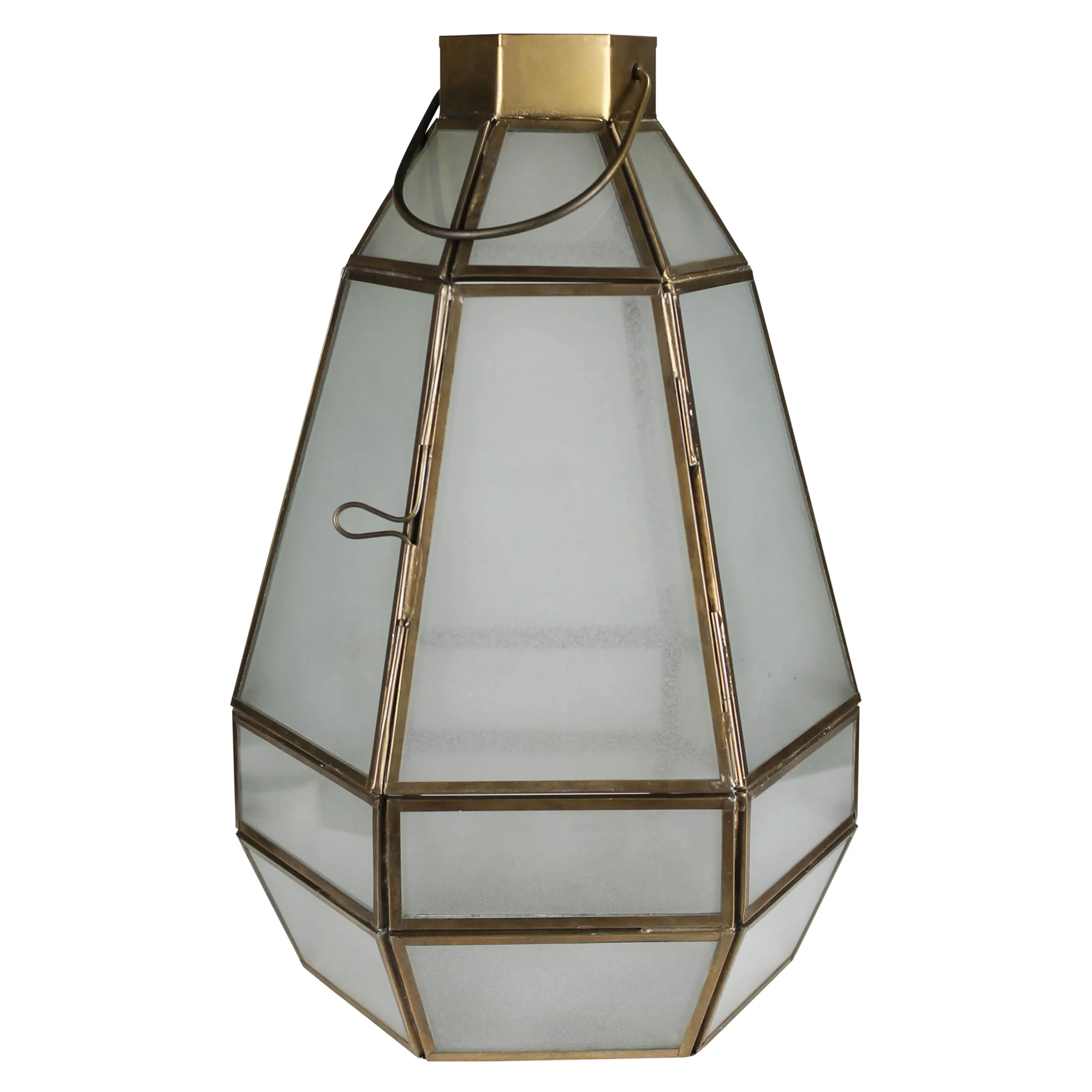 Hans Leaded Glass Lantern Set Of 2 By HomArt - Image 2